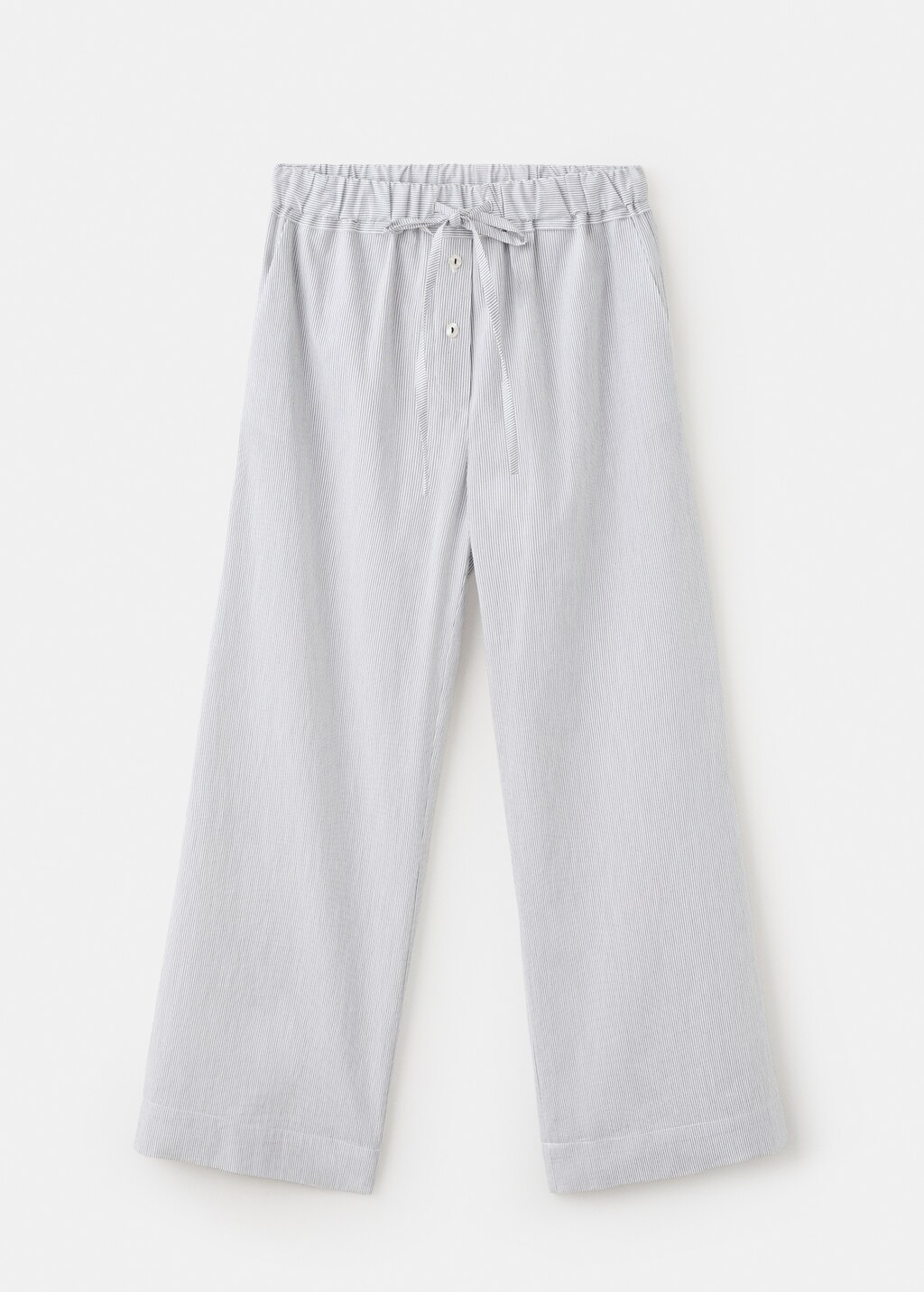 Cotton striped pajama trousers - image 5