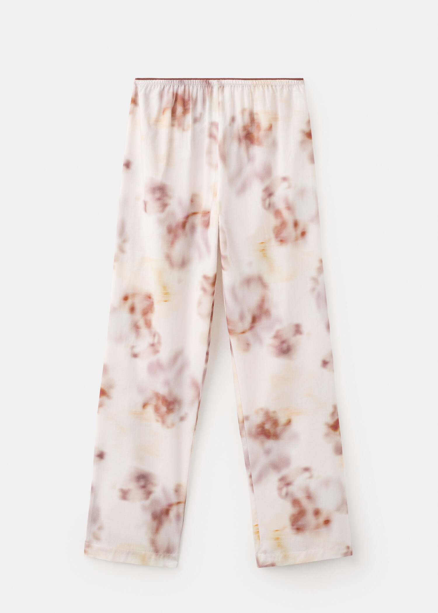 Floral-print cotton pyjamas - Article without model