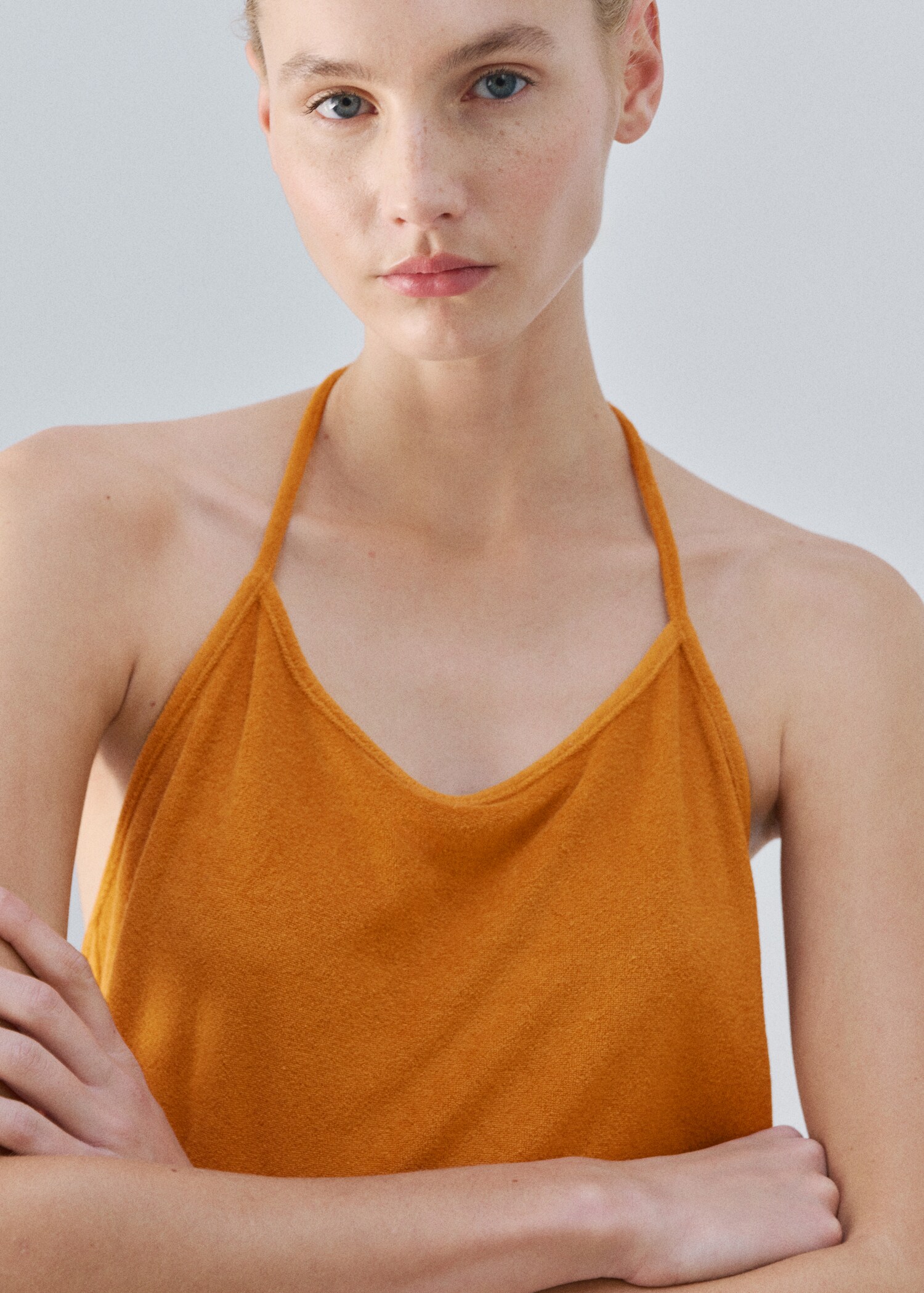 Terry cotton nightdress - Details of the article 1