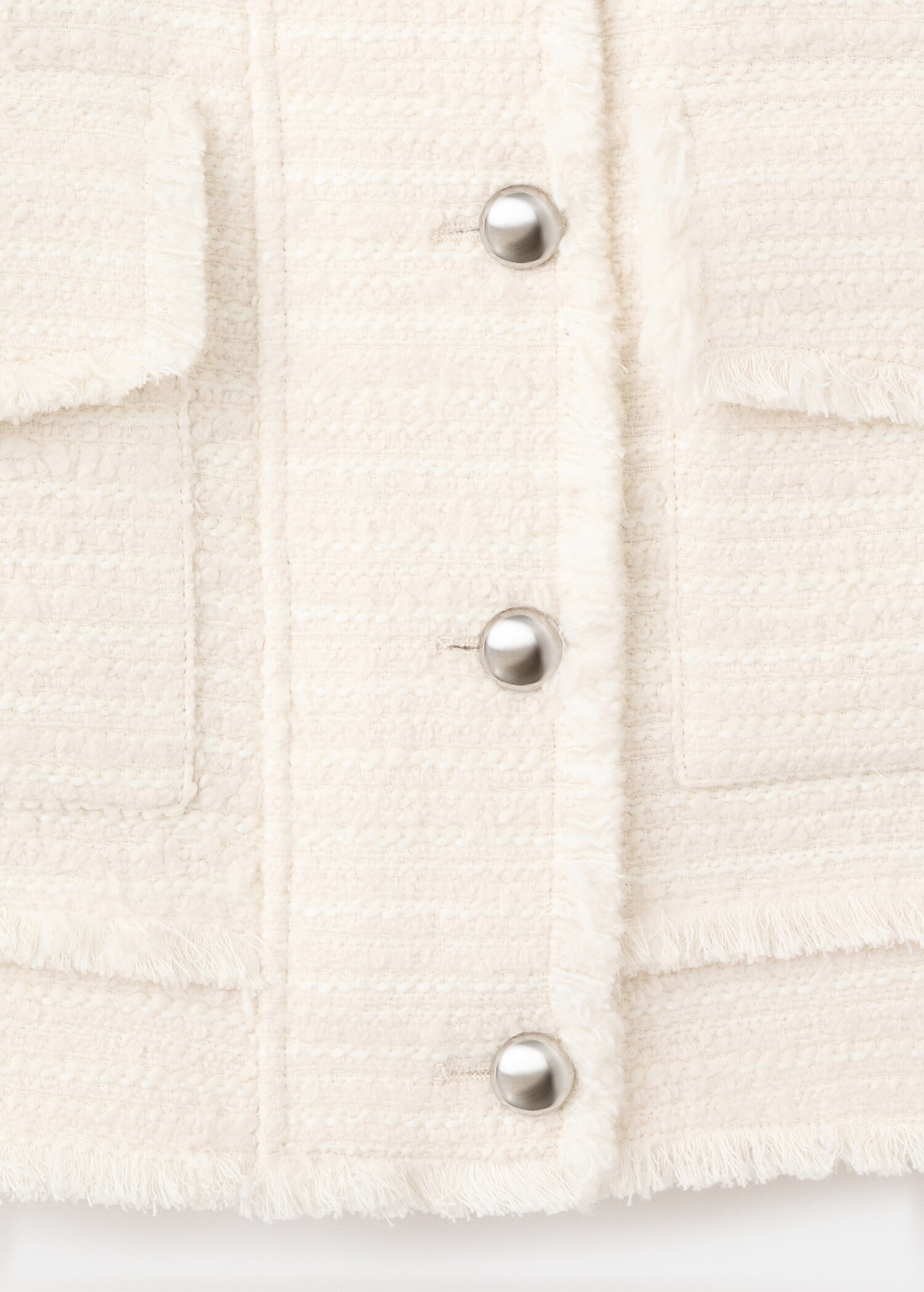 Tweed jacket with notched lapel collar - Details of the article 0