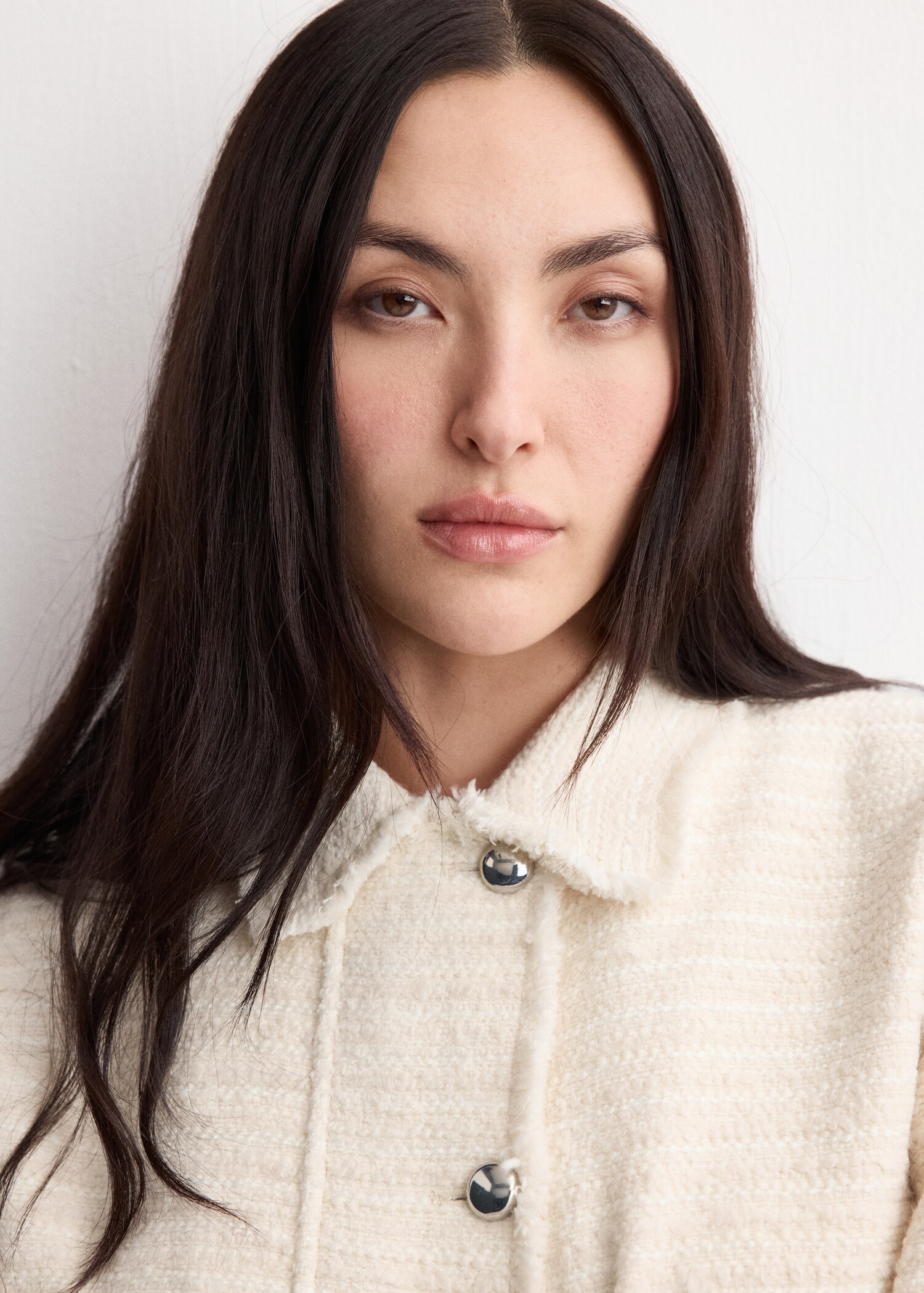 Tweed jacket with notched lapel collar - Details of the article 4