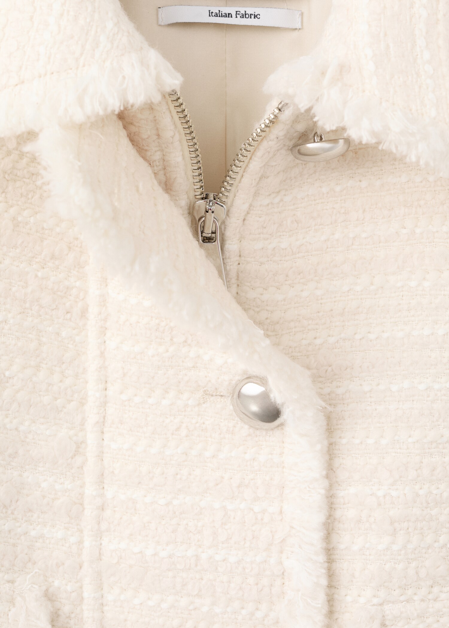 Tweed jacket with notched lapel collar - Details of the article 8