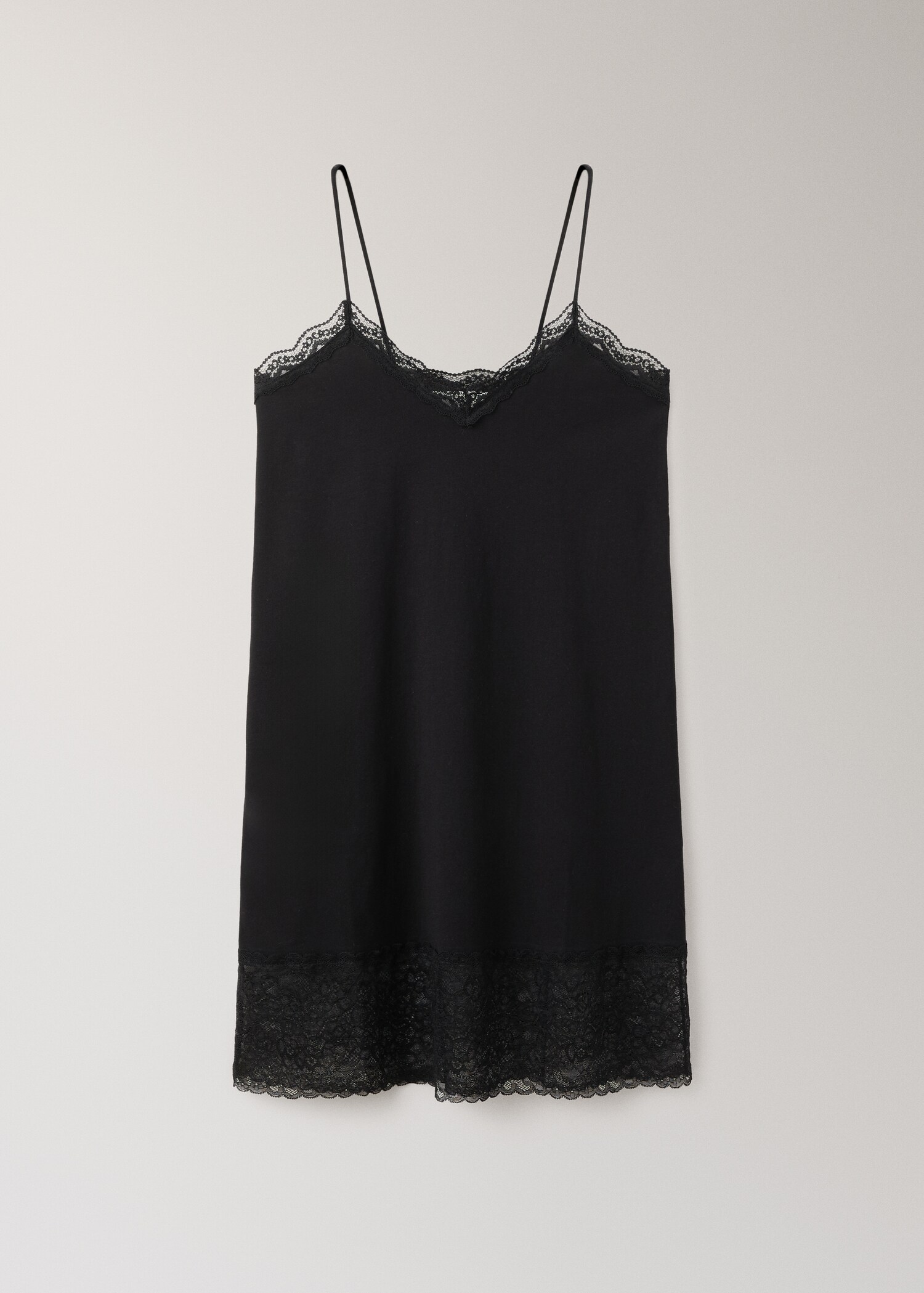 dantel detaylı gecelik - Modelsiz ürün