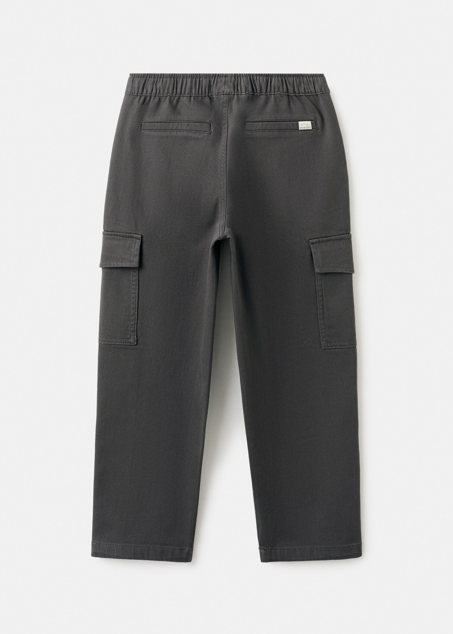 Cotton cargo trousers - Reverse of the article