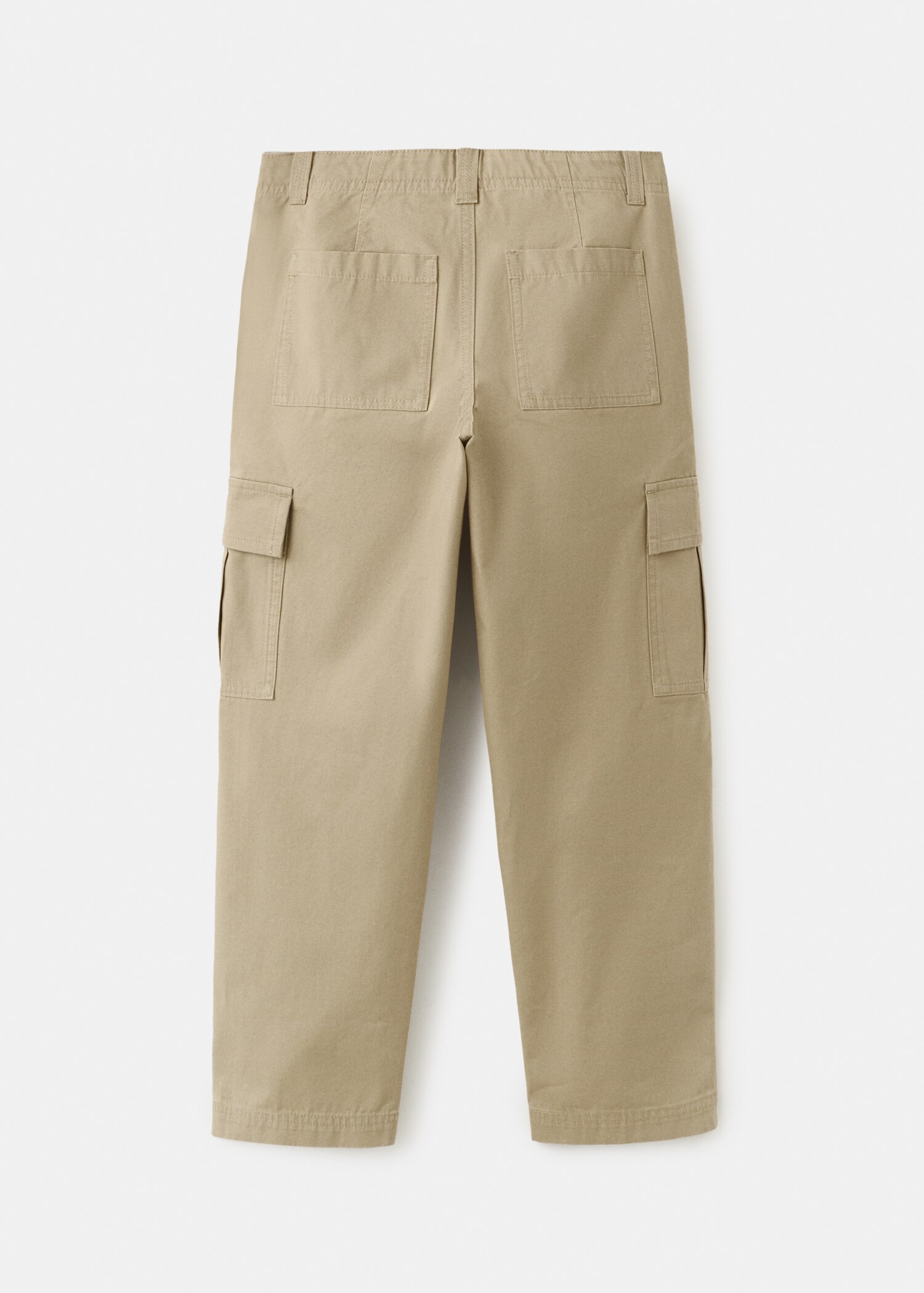 Pantalón cargo algodón - Reverso del artículo