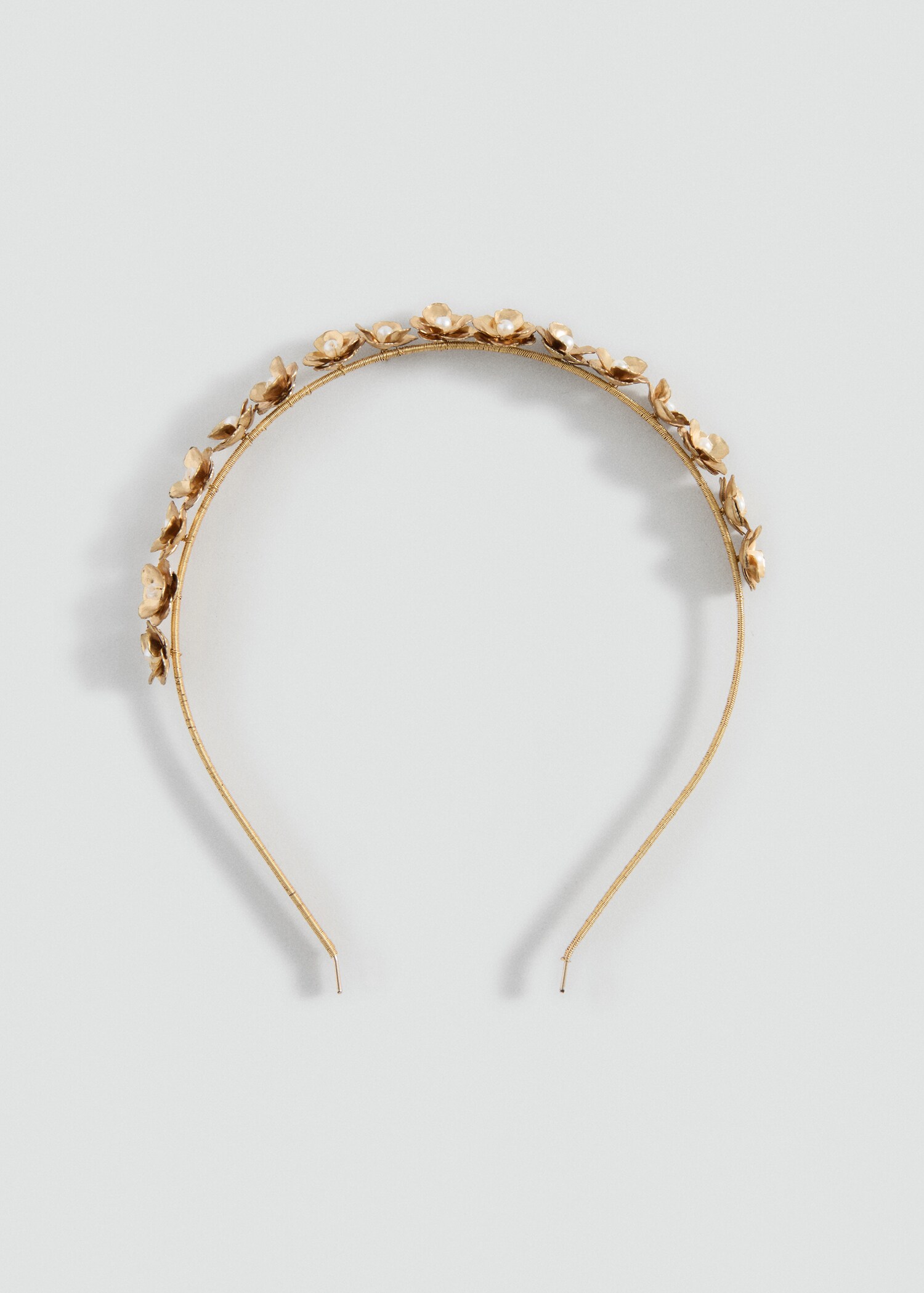 Diadema flores con abalorios - Artículo sin modelo