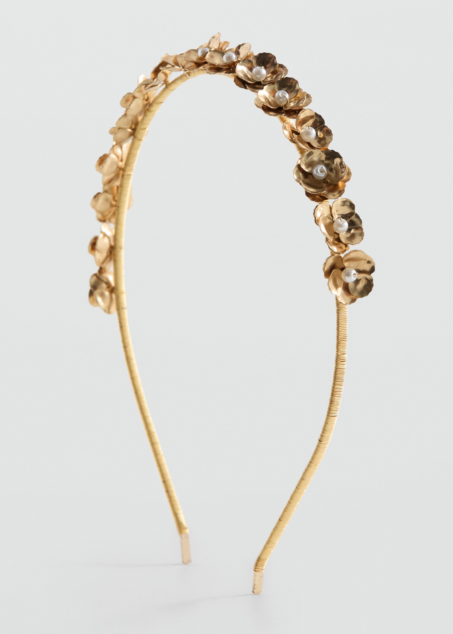 Diadema flores con abalorios - Detalle del artículo 1