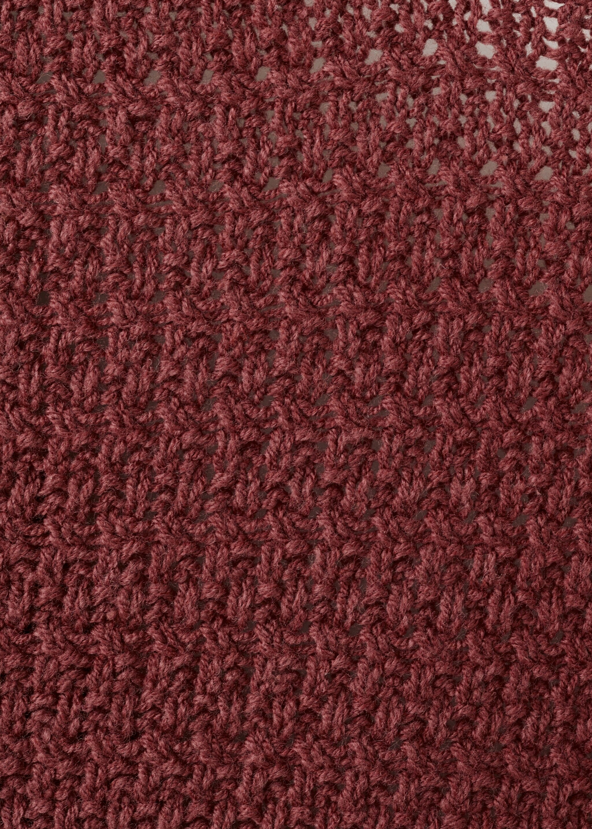 Medium-knit sweater - Details of the article 8, Salmon. Ref: 27024052-00.