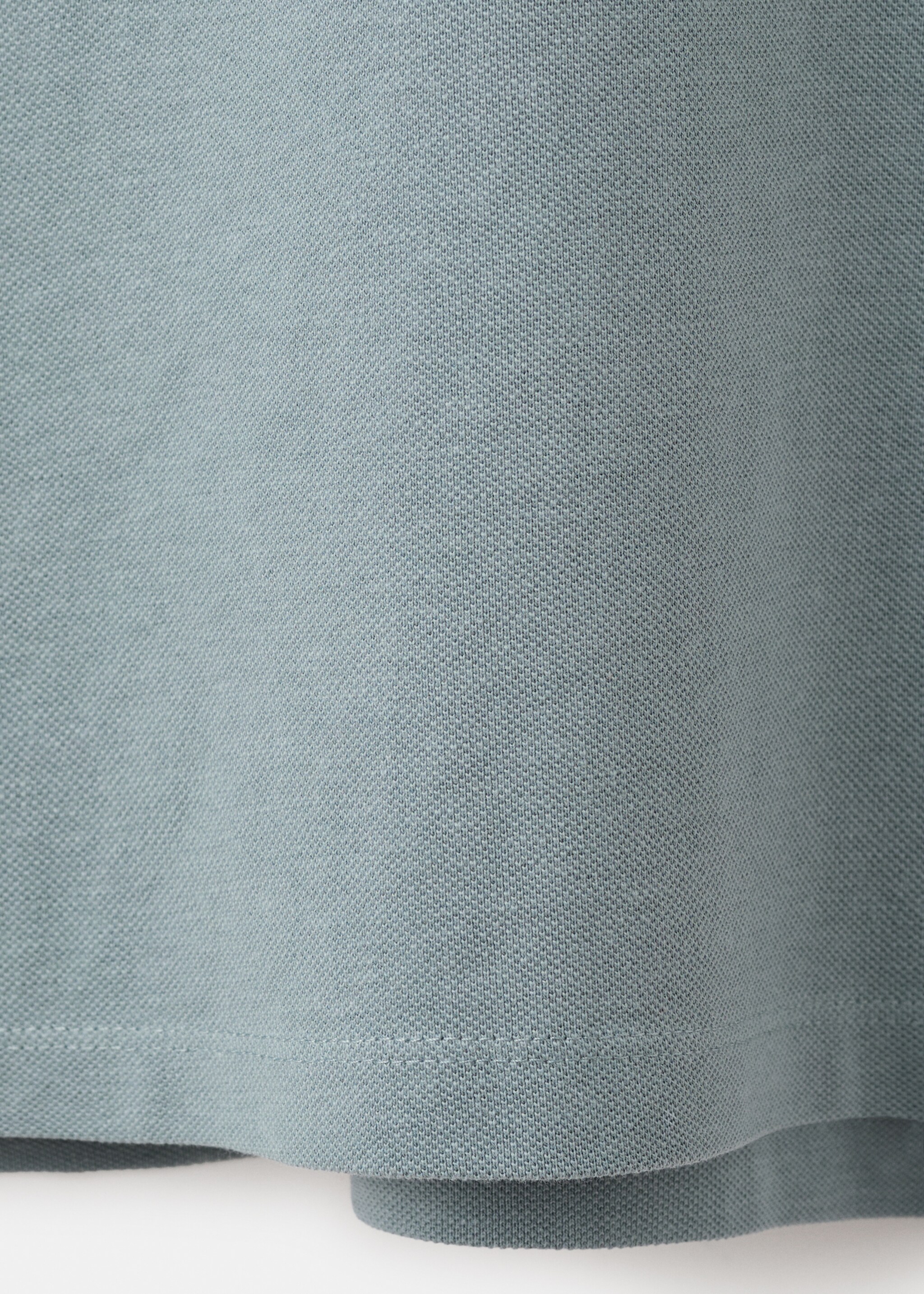 Polo coton manches courtes - Détail de l'article 0, Bleu. Ref: 27024058-00.