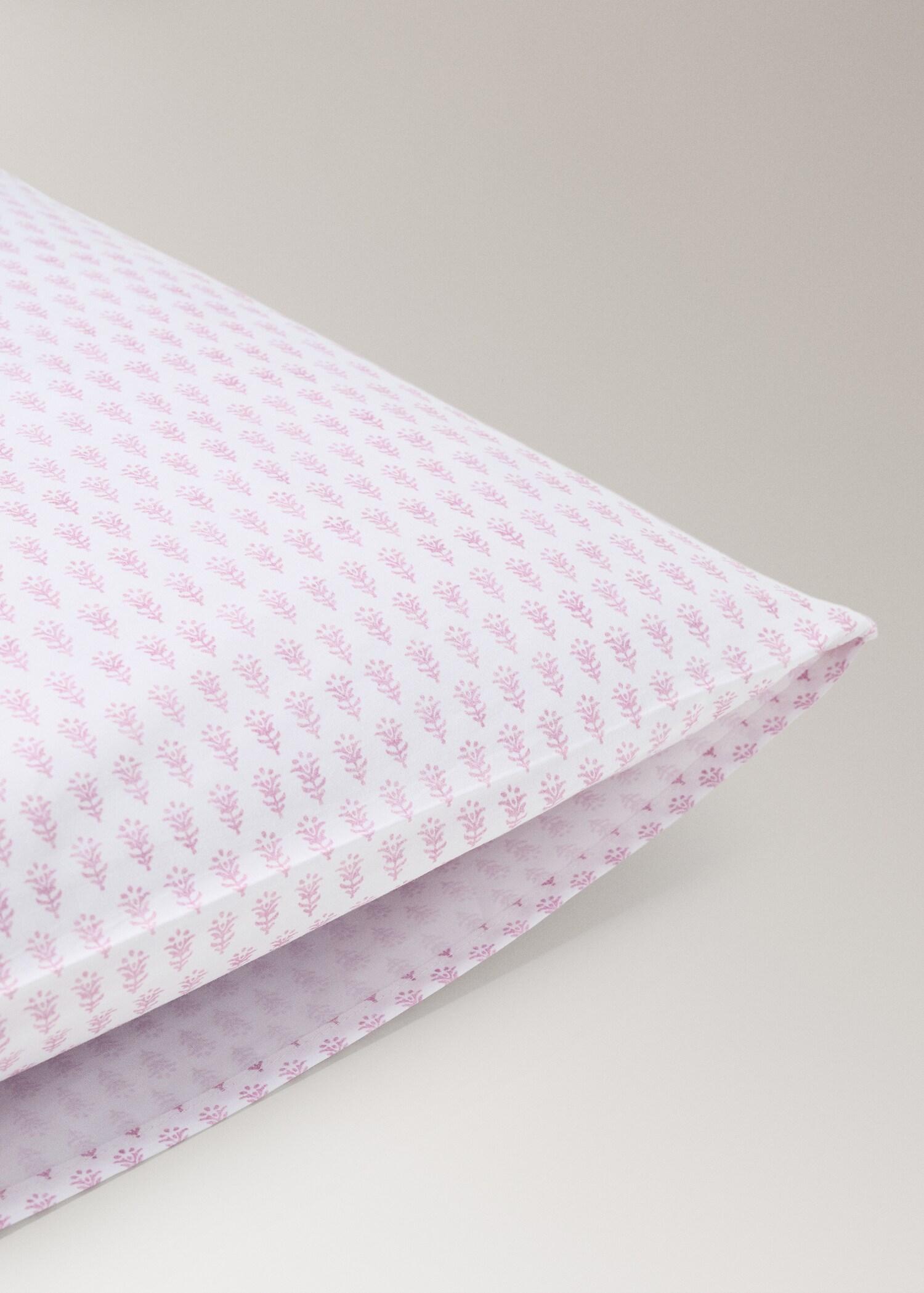 Kinderkissenbezug aus Baumwollperkal Mini-Blume 60x60 cm - Detail des Artikels 1
