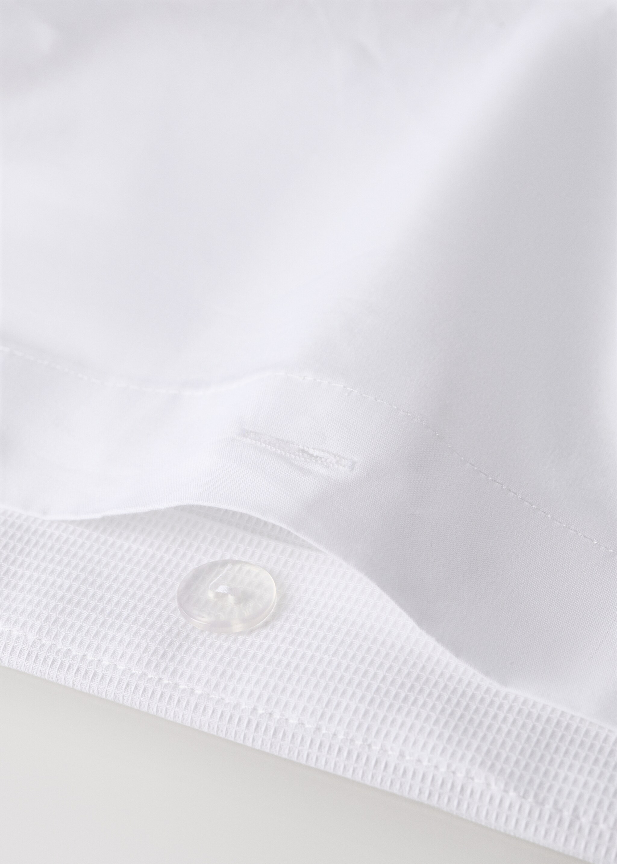 Funda nórdica infantil percal piqué Cama 90 cm - Detalle del artículo 2, Blanco. Ref: 27024066-00.