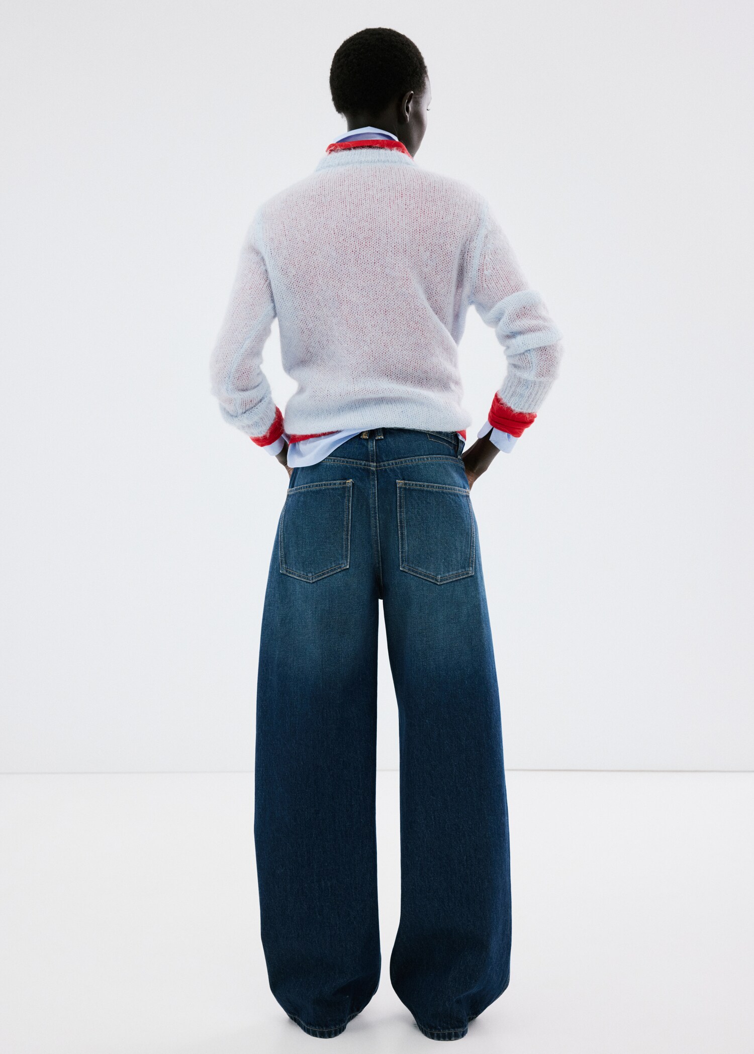 Jeans balloon tiro medio - Reverso del artículo