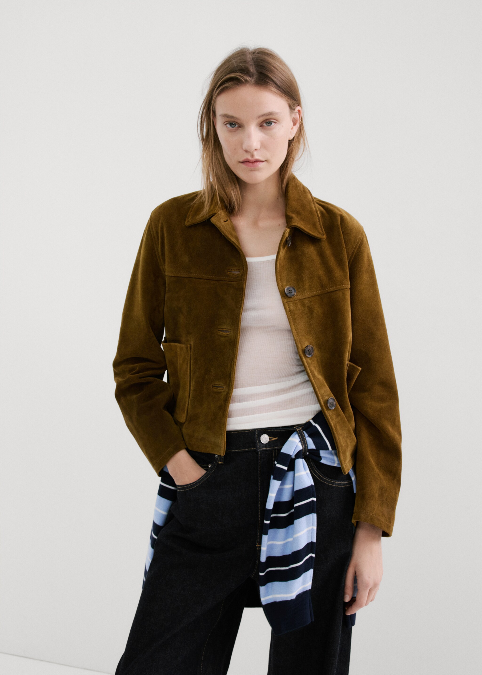 Low-rise balloon jeans - Details of the article 1, Open Blue. Ref: 27024080-00.