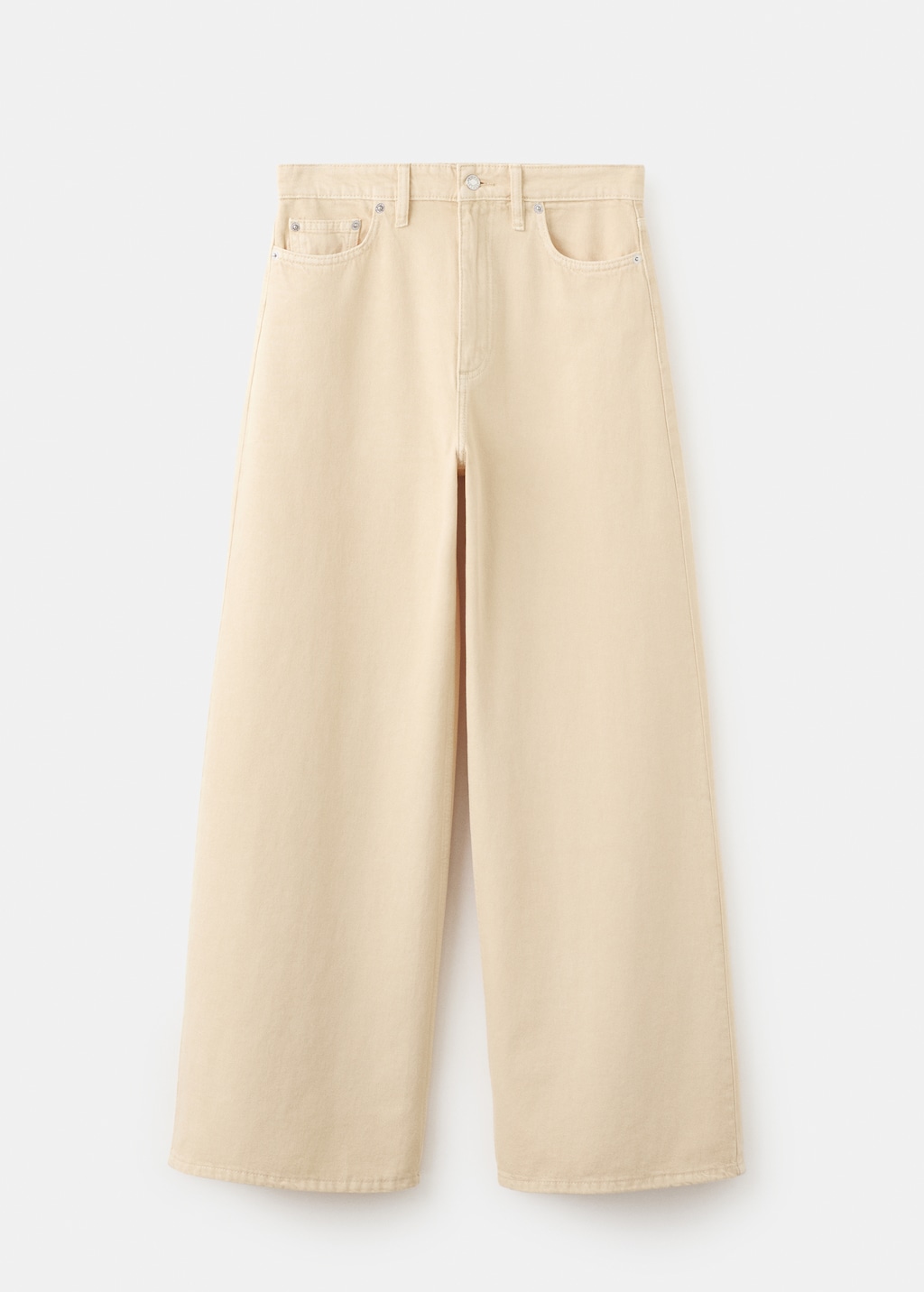 Wide leg mid-rise jeans - image 5
