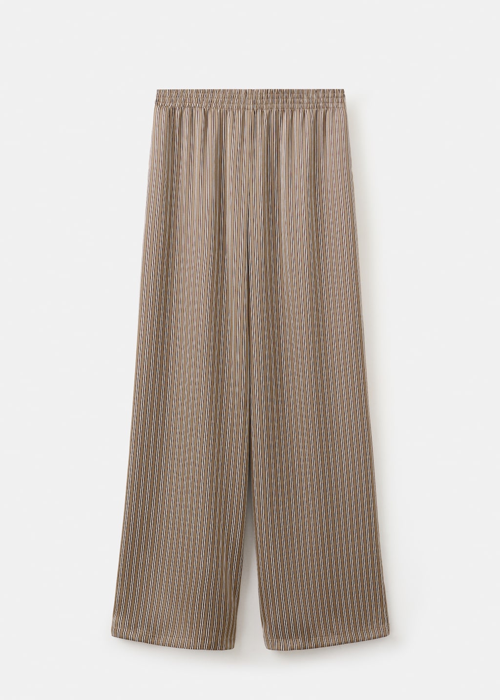 Satin striped trousers - image 3