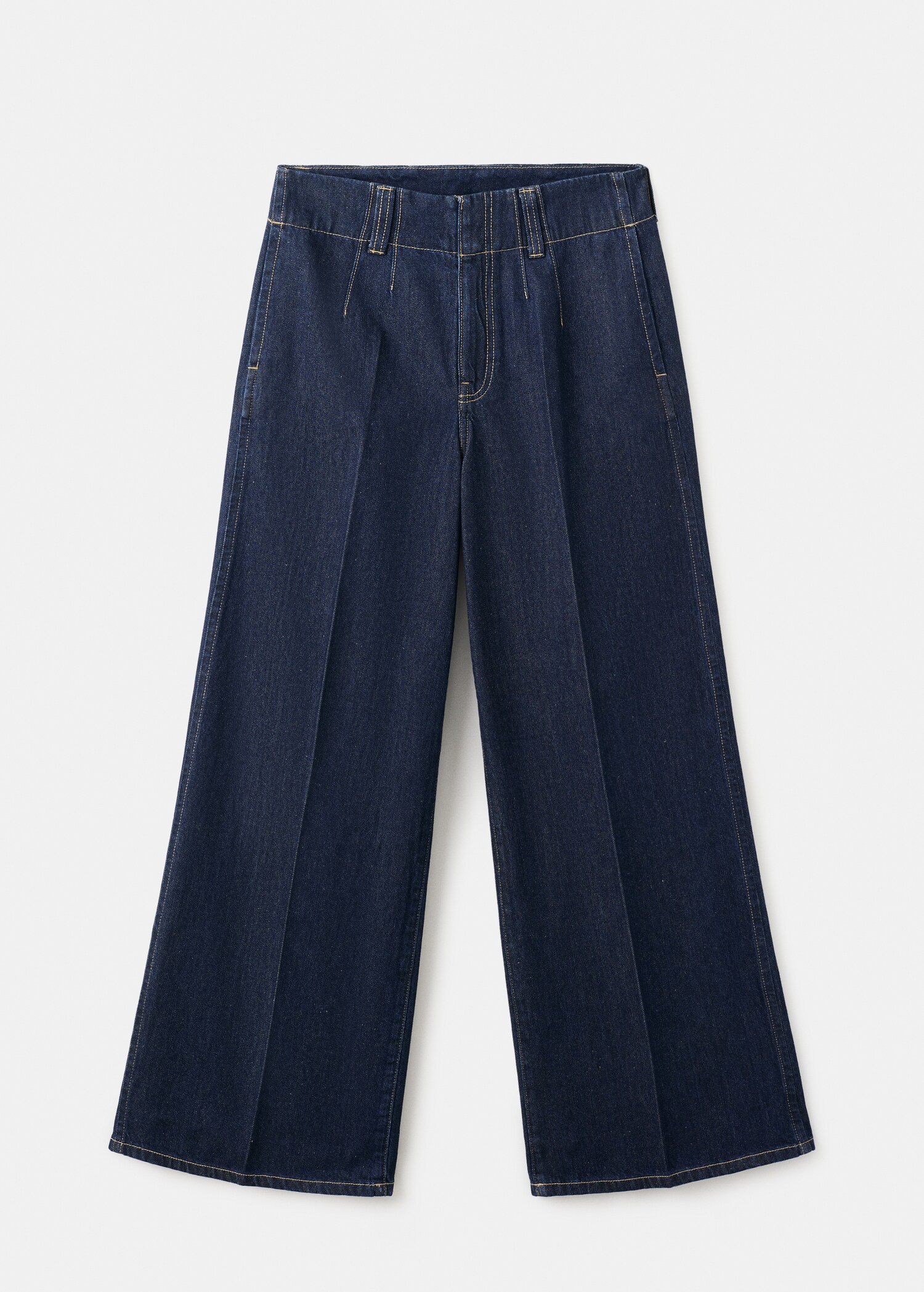 Wide-leg mid-rise broek - Artikel zonder model