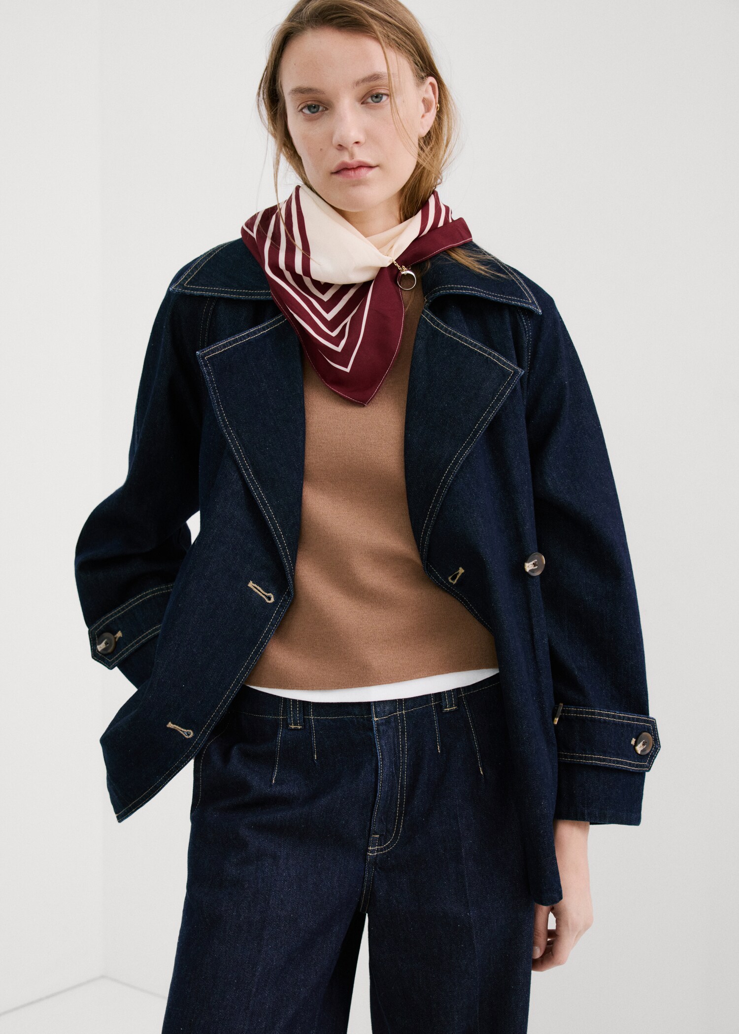 Wide-leg mid-rise broek - Detail van het artikel 1