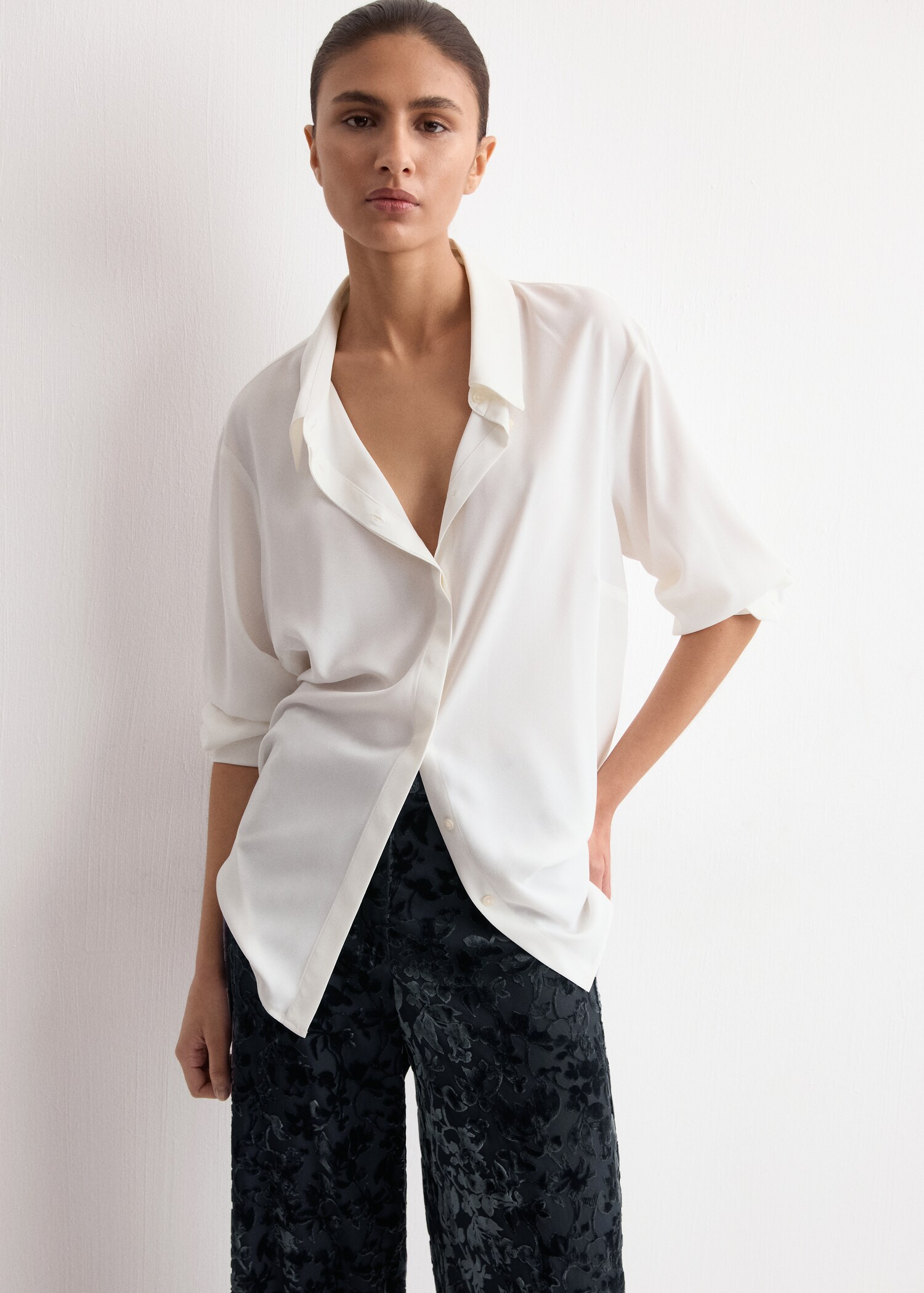 Pantalón recto devoré - Detalle del artículo 1