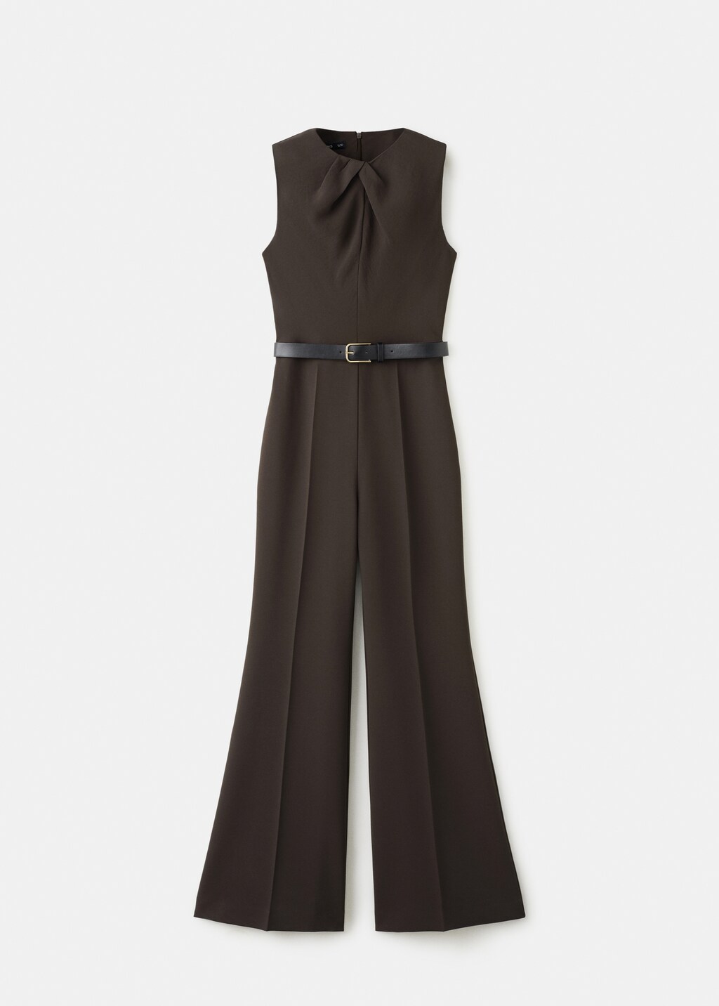 Mango Jumpsuit with draped detail belt