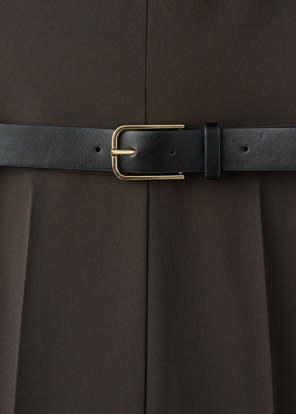 Mango Jumpsuit with draped detail belt