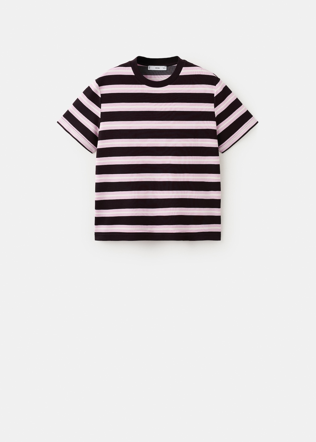 Mango Striped short-sleeved t-shirt