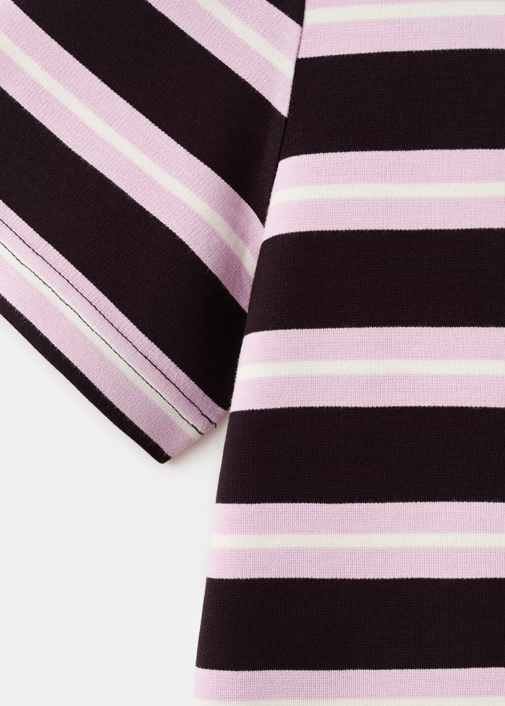 Mango Striped short-sleeved t-shirt