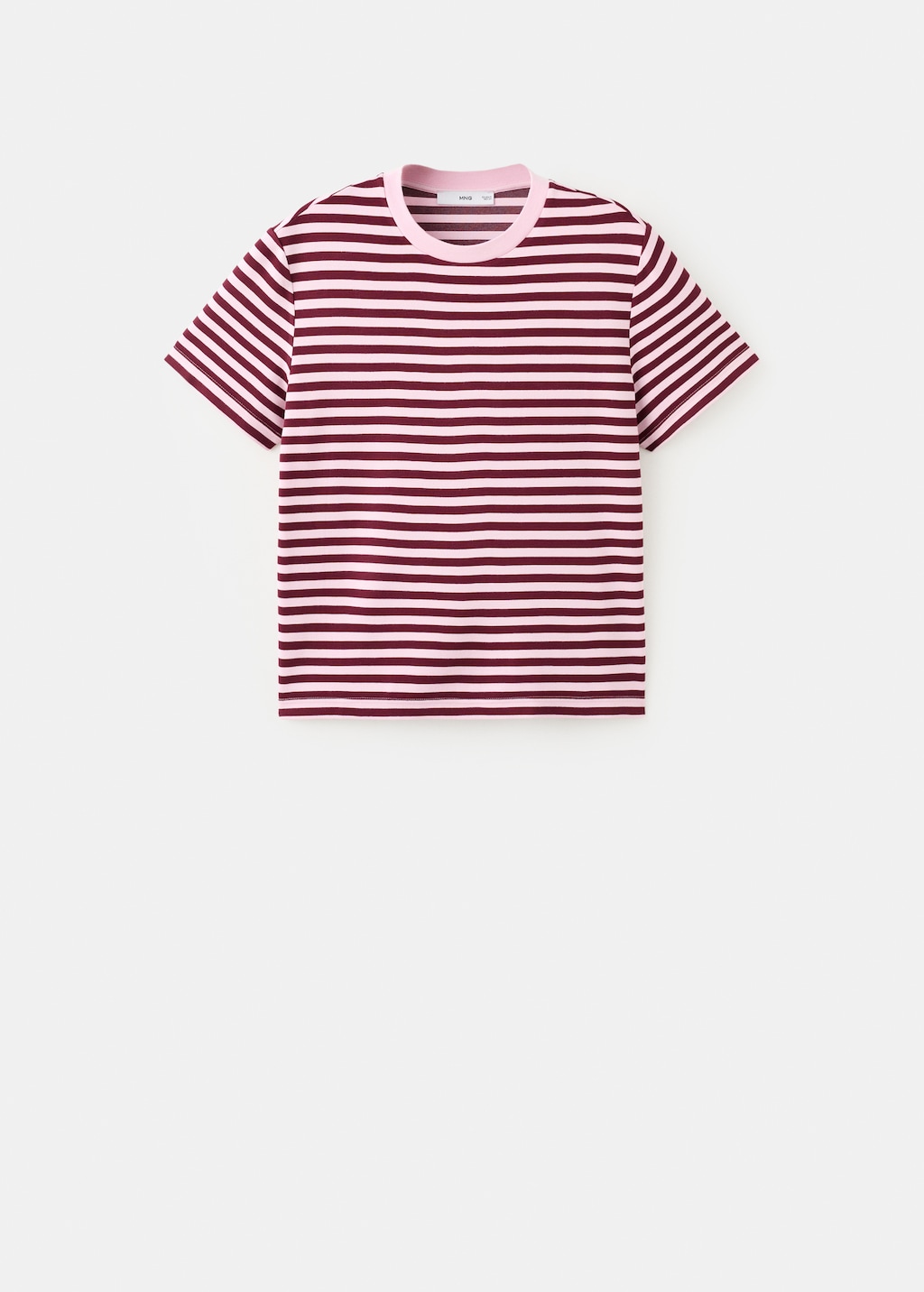 Striped short-sleeved t-shirt - image 2