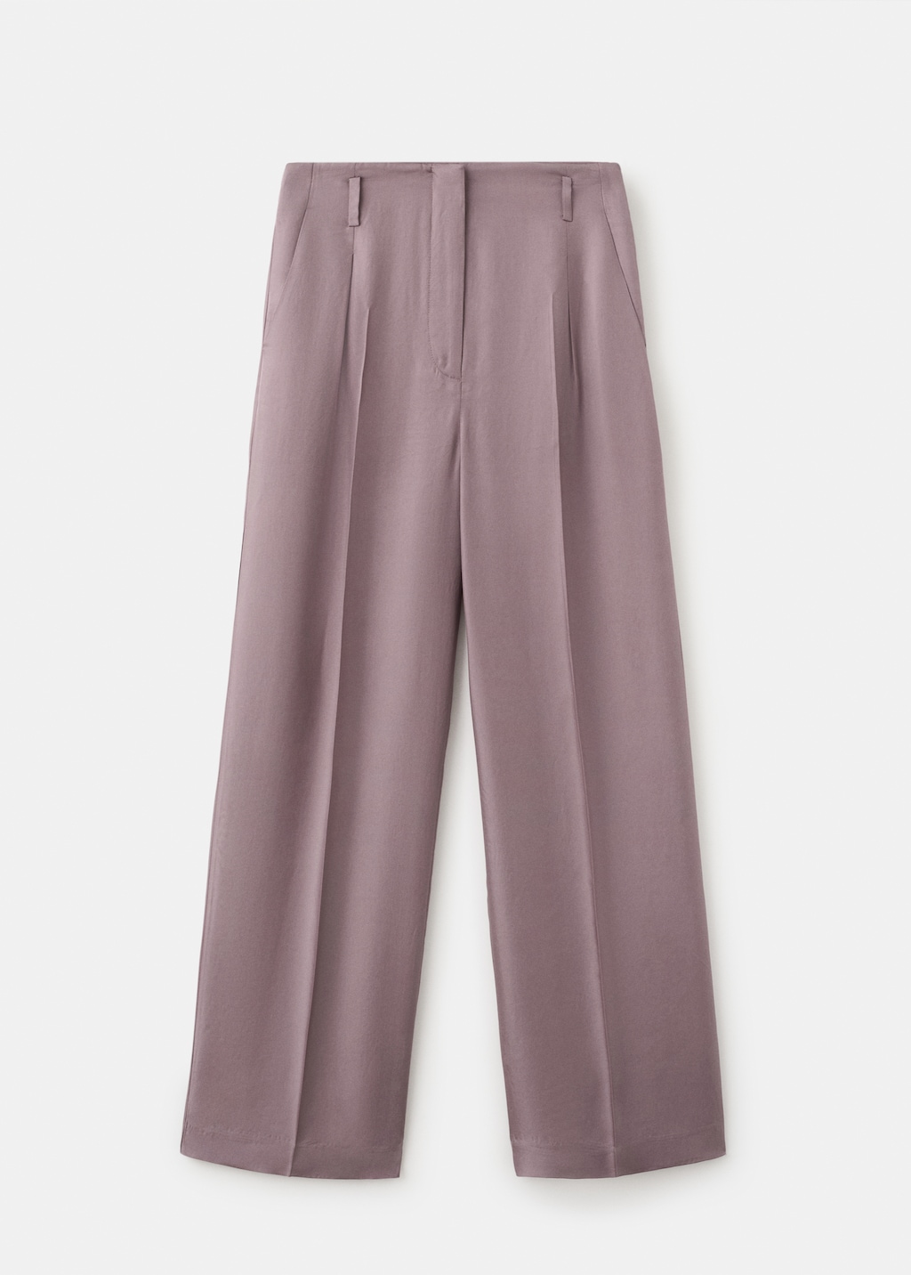 Straight mid-rise pants - image 4