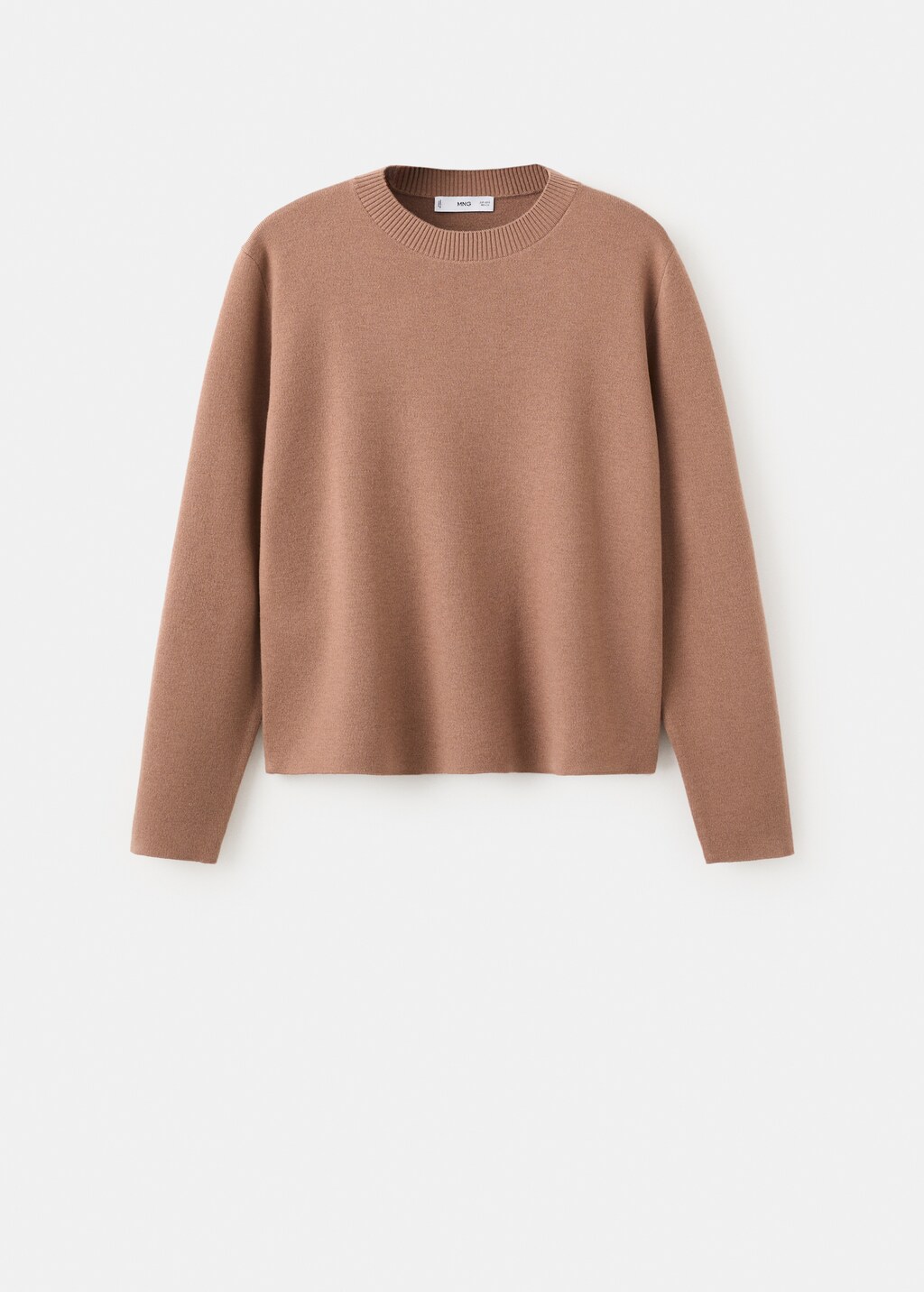 Mango Round-neck knitted sweater