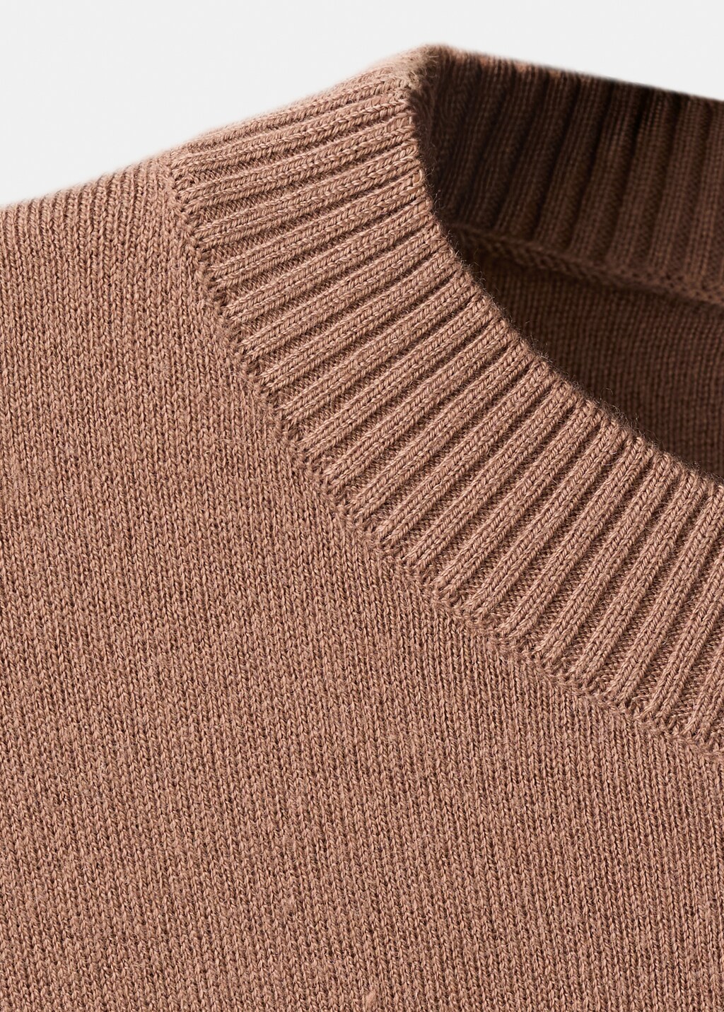 Mango Round-neck knitted sweater