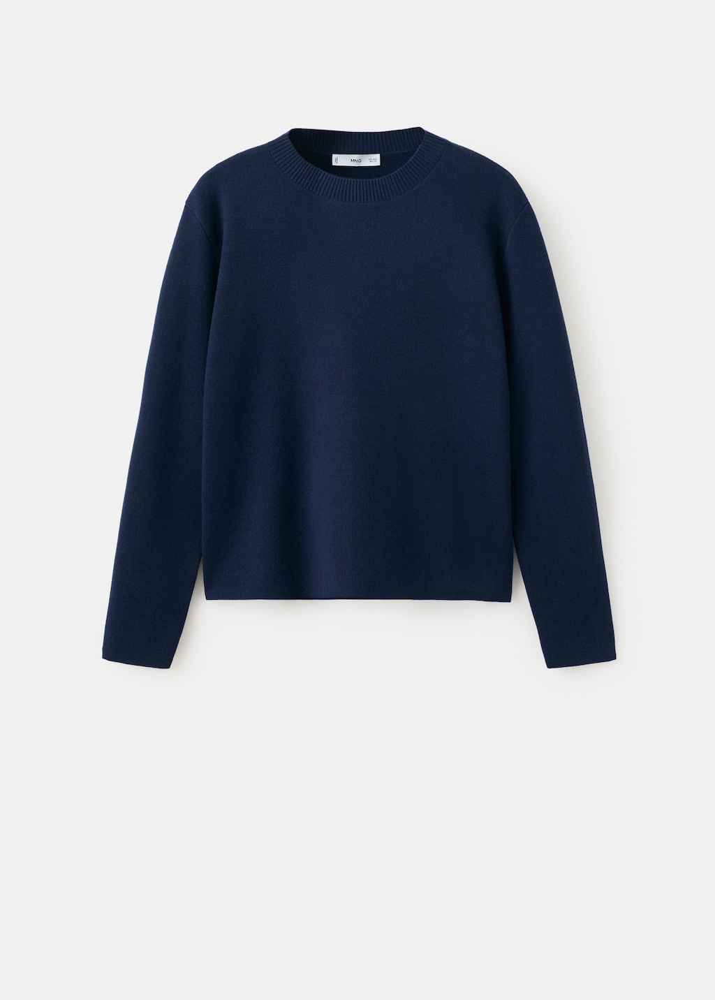 Round-neck knitted sweater - image 5