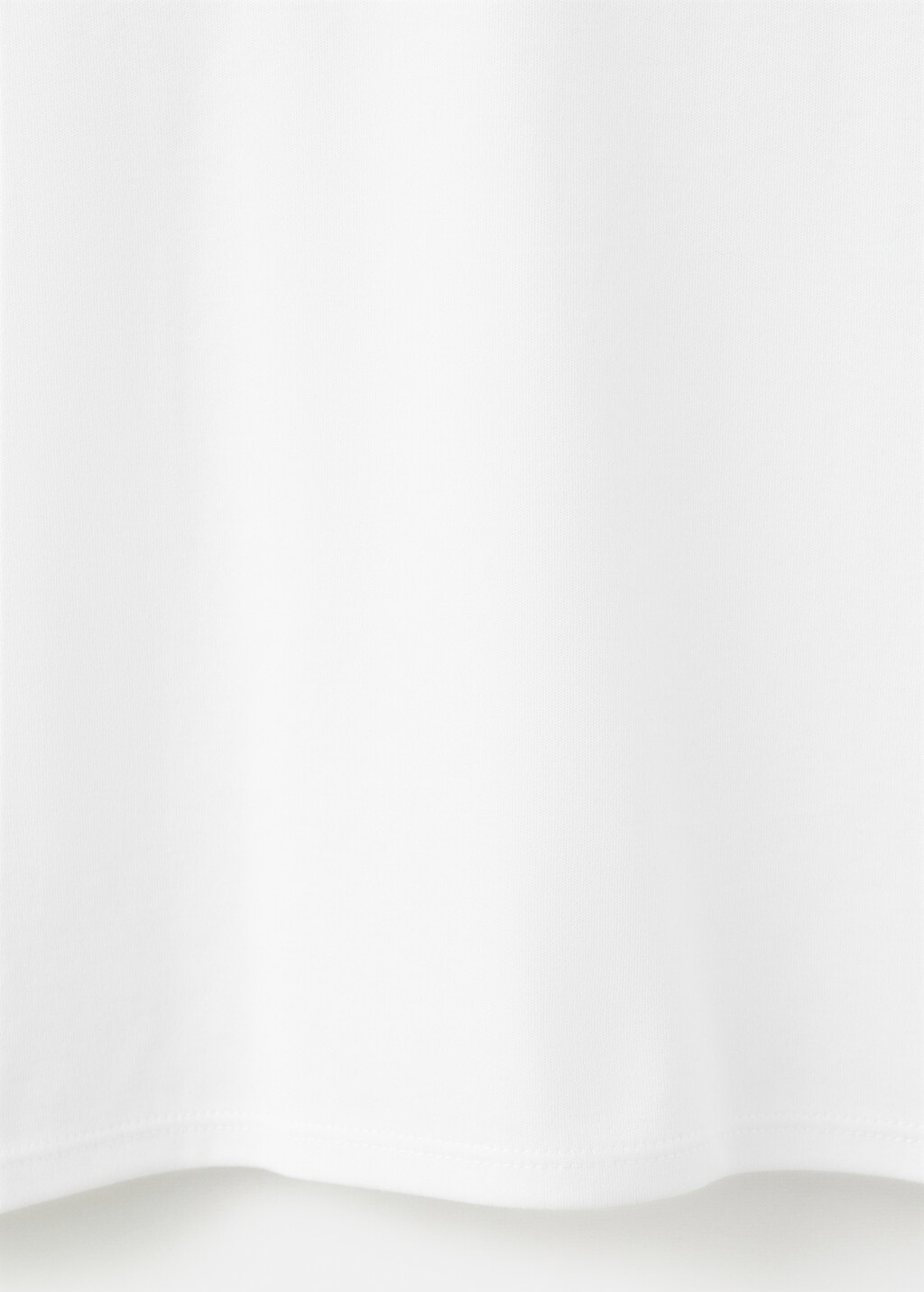 V-neck cotton T-shirt - image 5