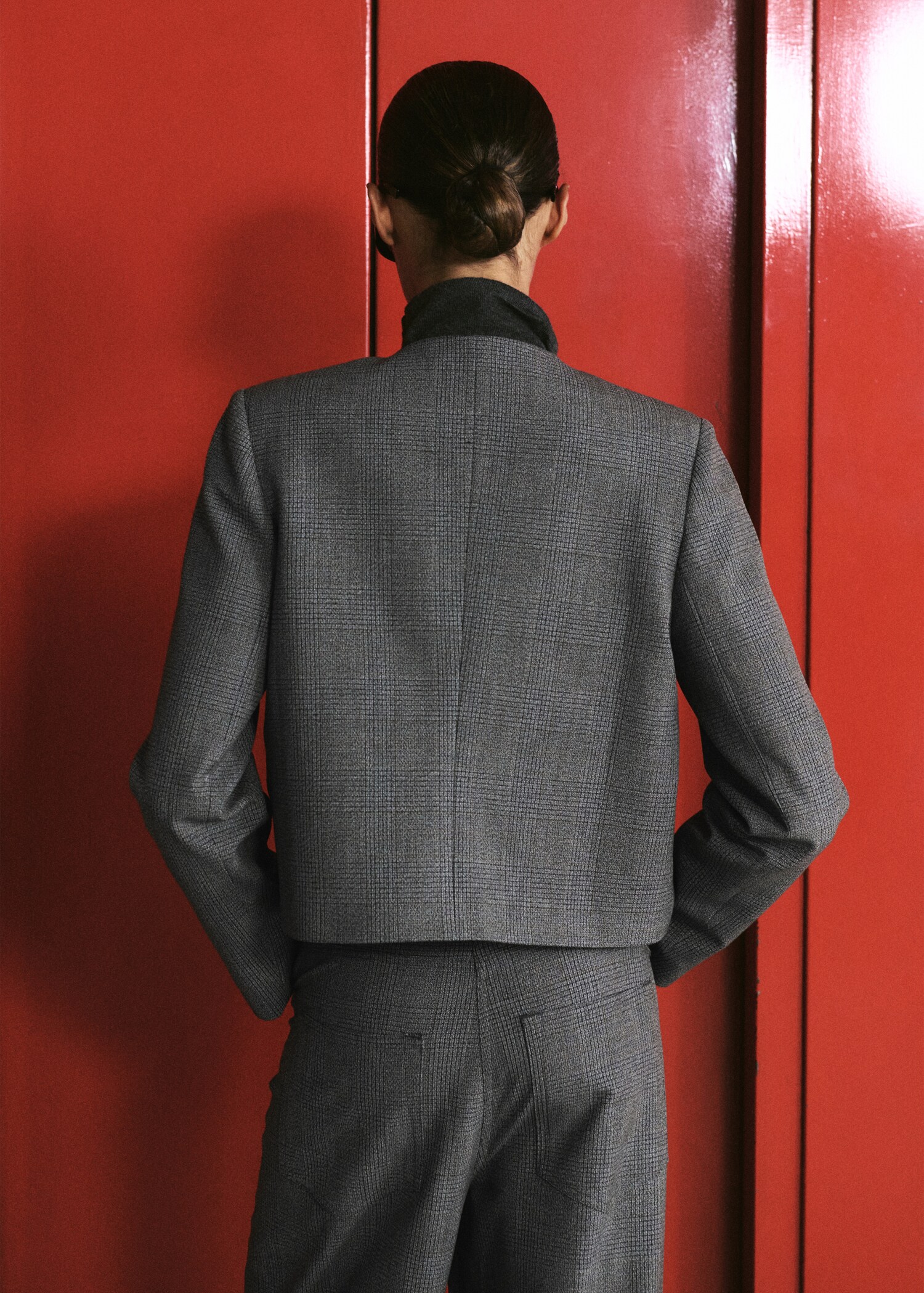 Veste crop liseré - Verso de l’article