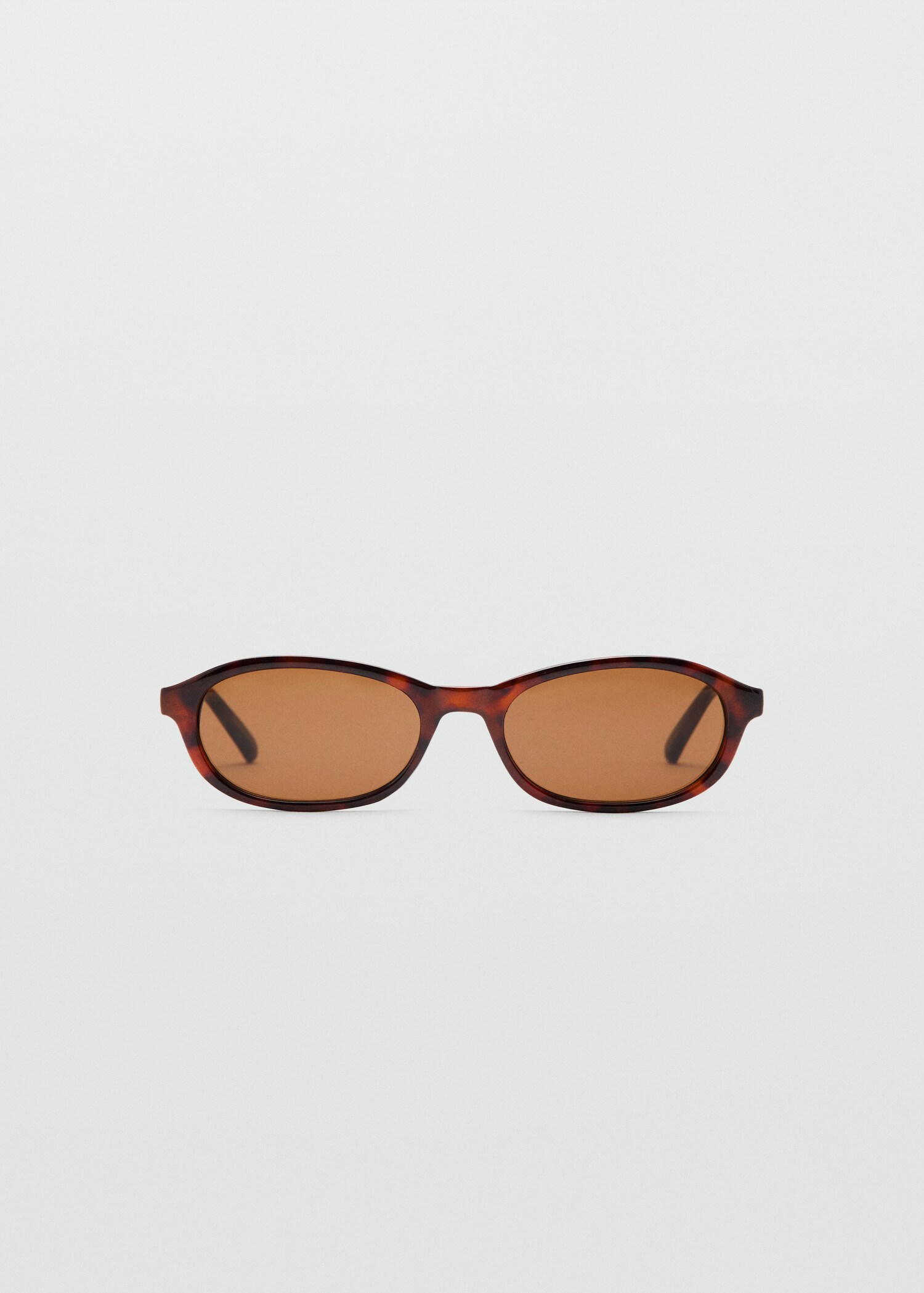 Zonnebril met halftransparant montuur - Artikel zonder model