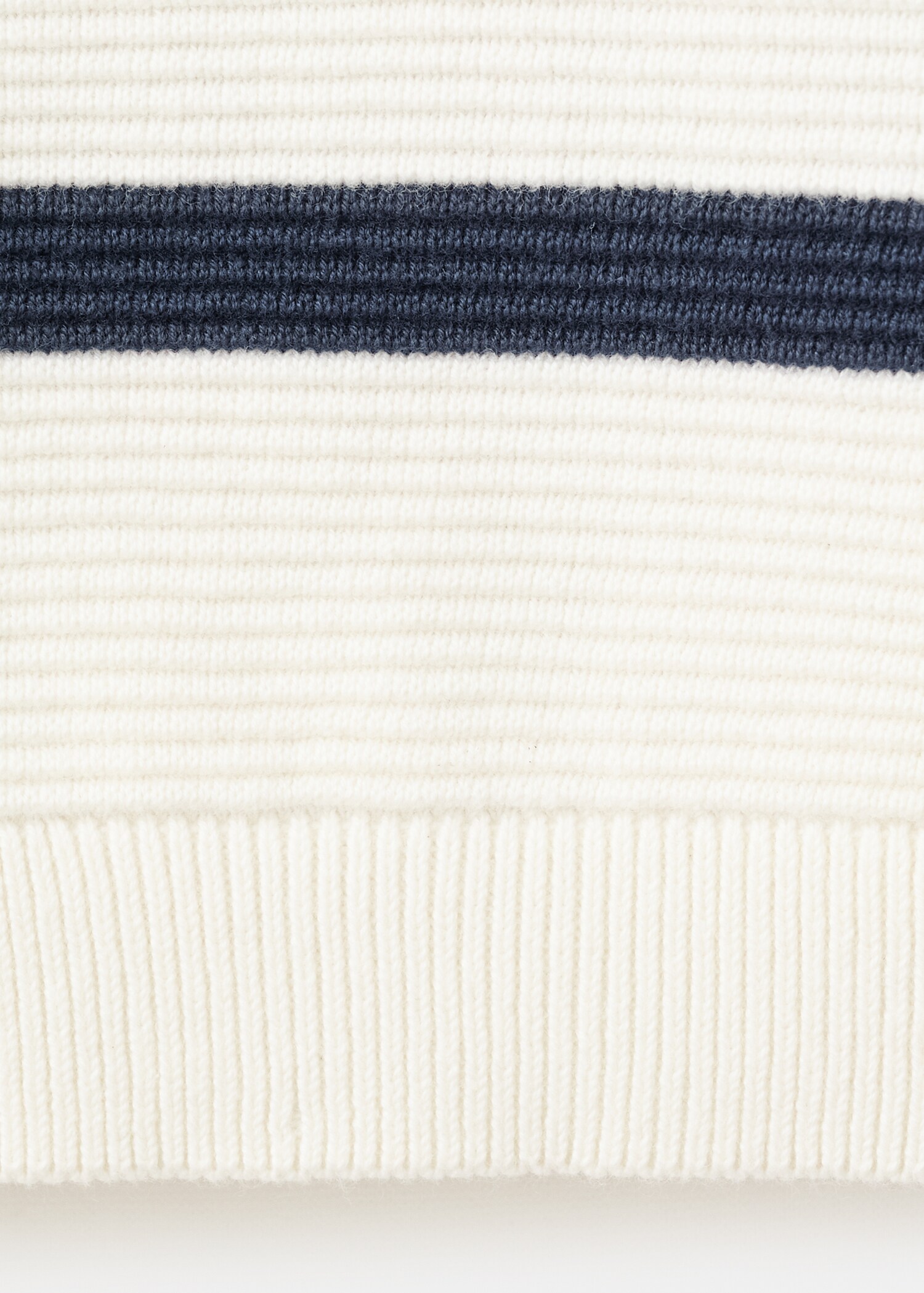 Striped cotton sweater - Details of the article 0