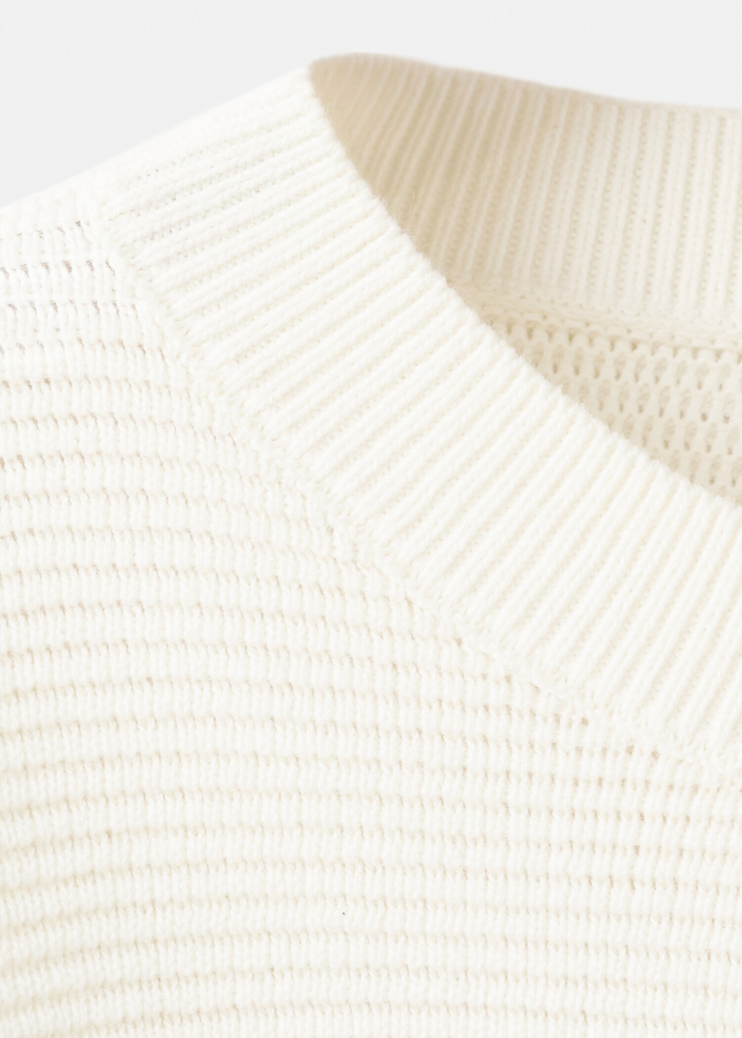 Striped cotton sweater - Details of the article 8