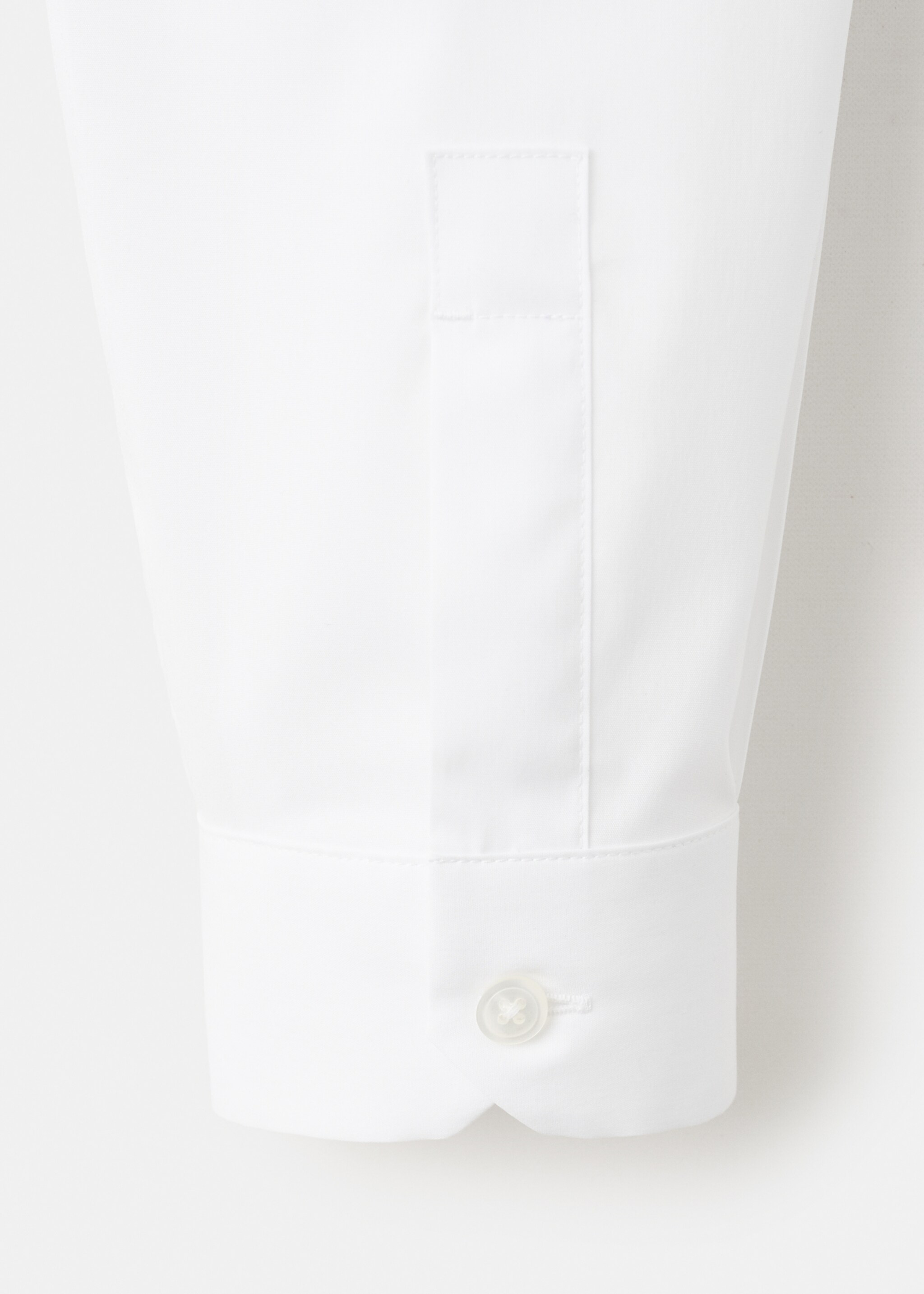 Comfort stretch non-iron shirt - Details of the article 0, White. Ref: 27024424-00.