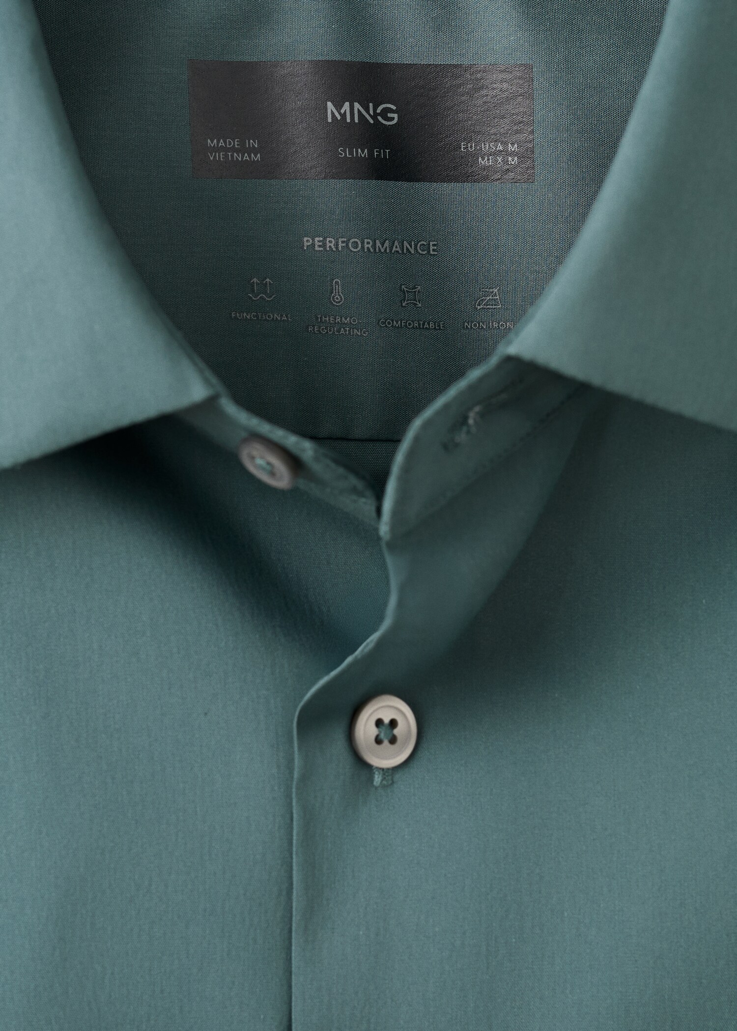 Comfort stretch non-iron shirt - Details of the article 8