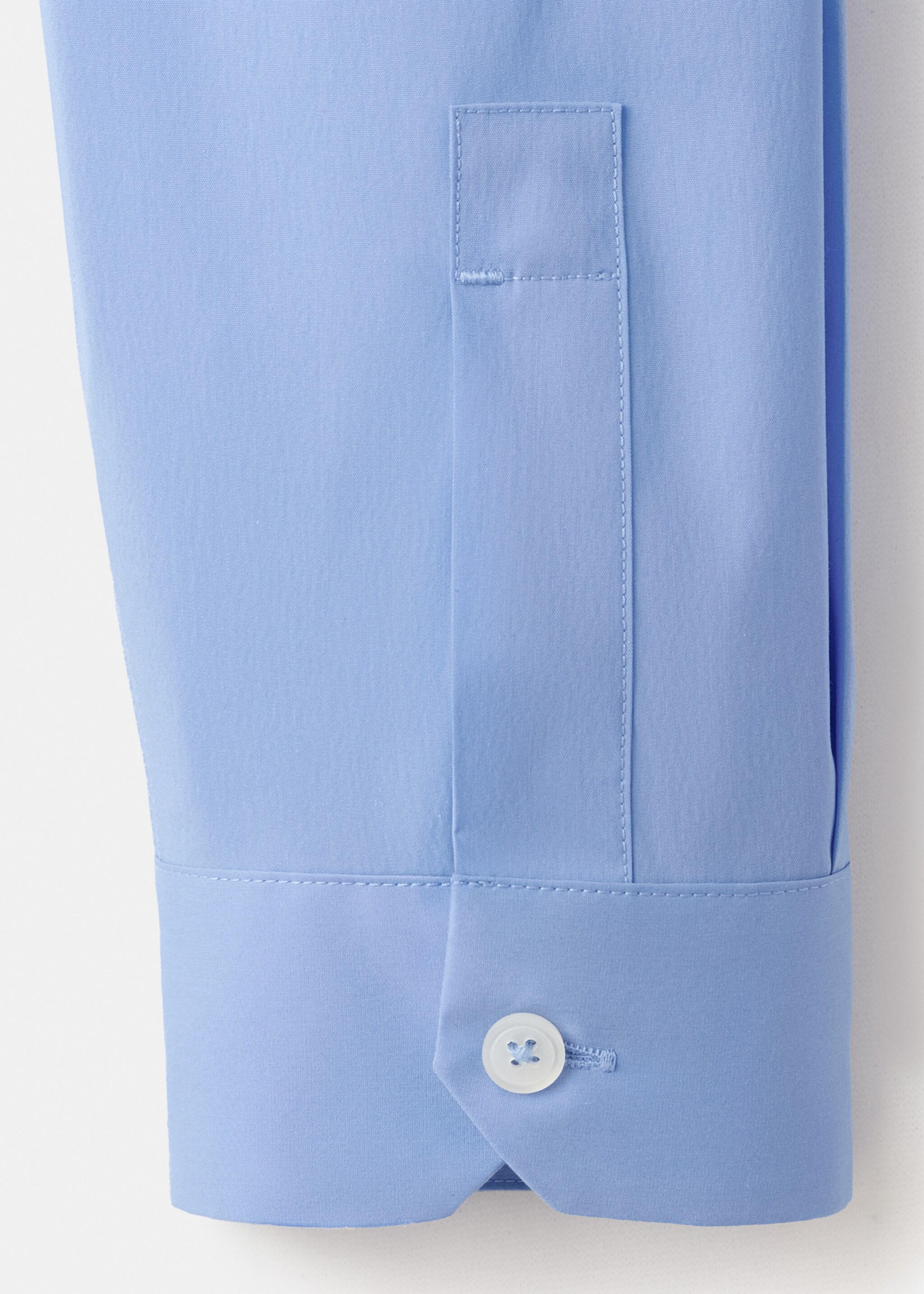 Comfort stretch non-iron shirt - Details of the article 0, China Blue. Ref: 27024424-00.