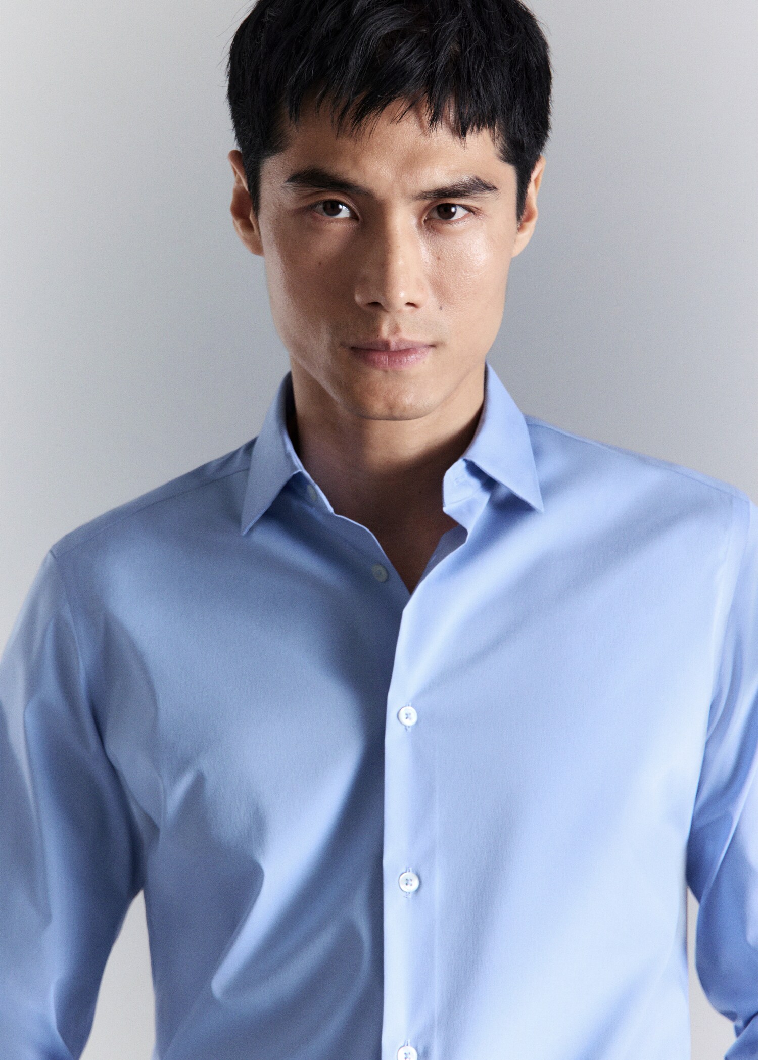 Comfort stretch non-iron shirt - Details of the article 1