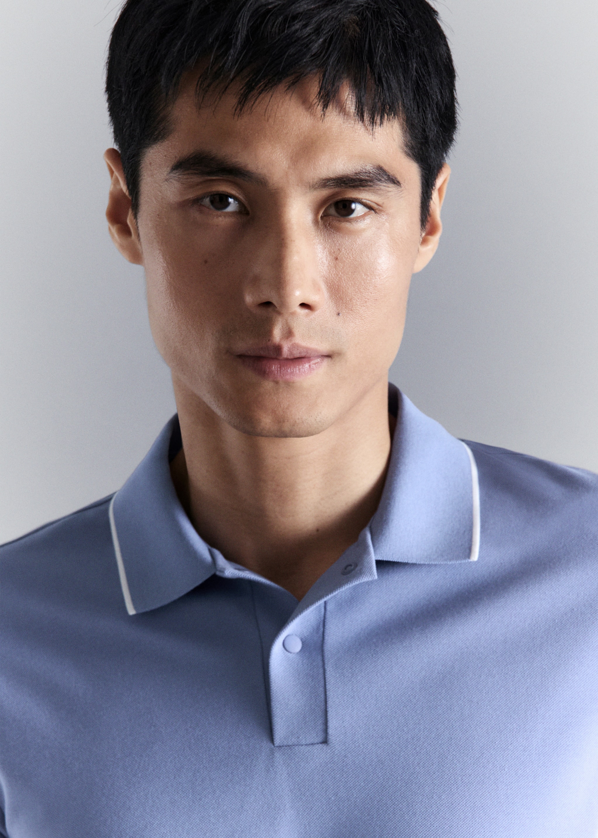 بولو بيكيه كومفورت سترتش - تفاصيل المنتج 1, أزرق صيني. Ref: 27024426-00.