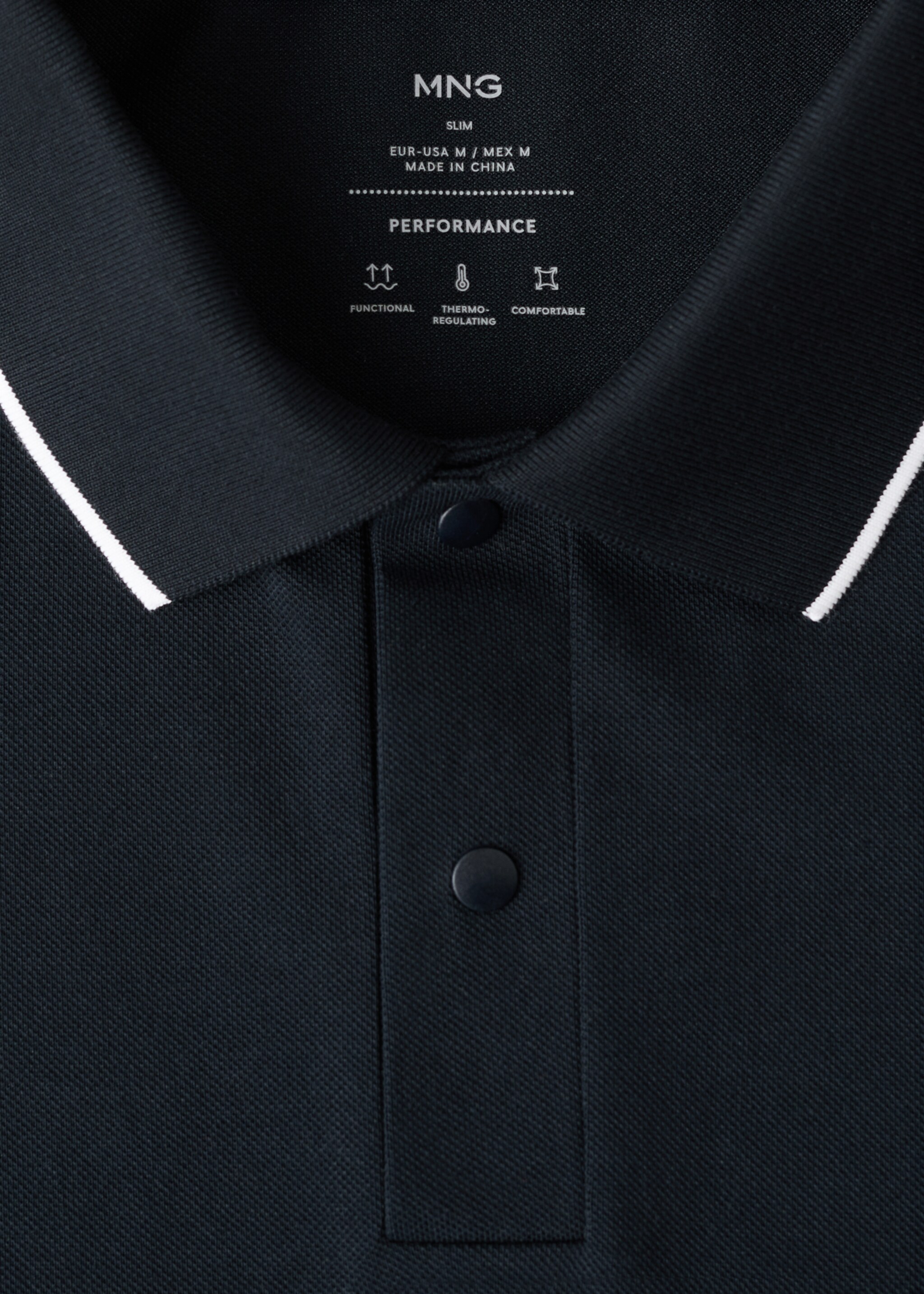 بولو بيكيه كومفورت سترتش - تفاصيل المنتج 8, أزرق غامق. Ref: 27024426-00.