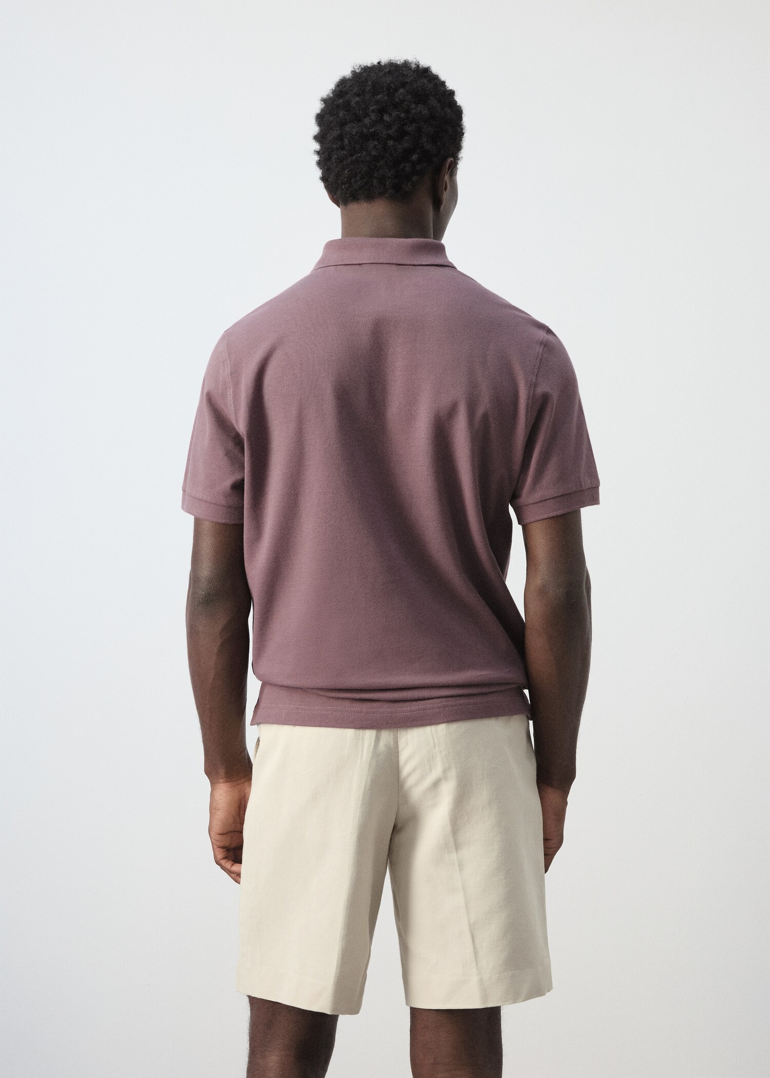 Polo regular-fit piqué coton - Verso de l’article