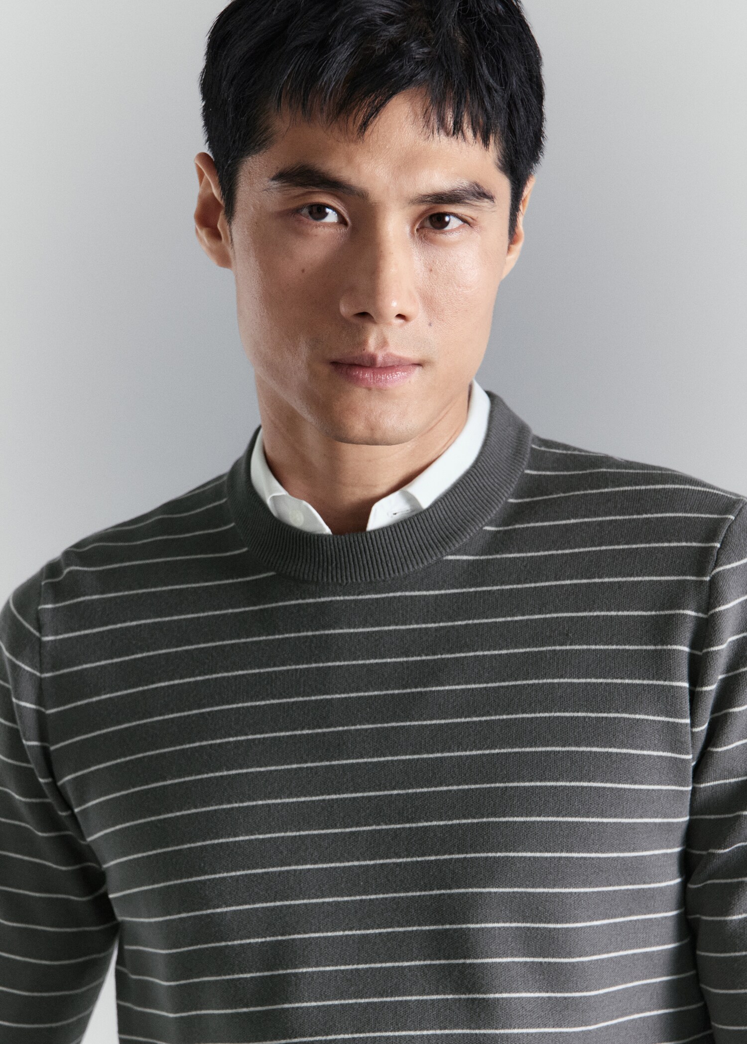 Comfort stretch striped jersey - Details of the article 1