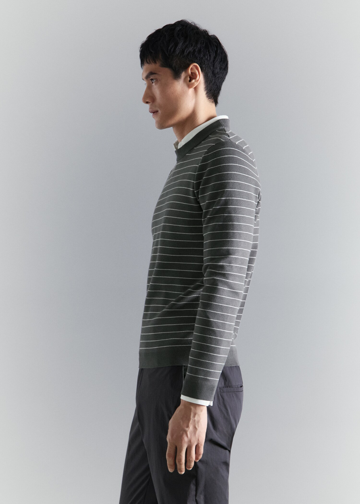 Comfort stretch striped jersey - Details of the article 2