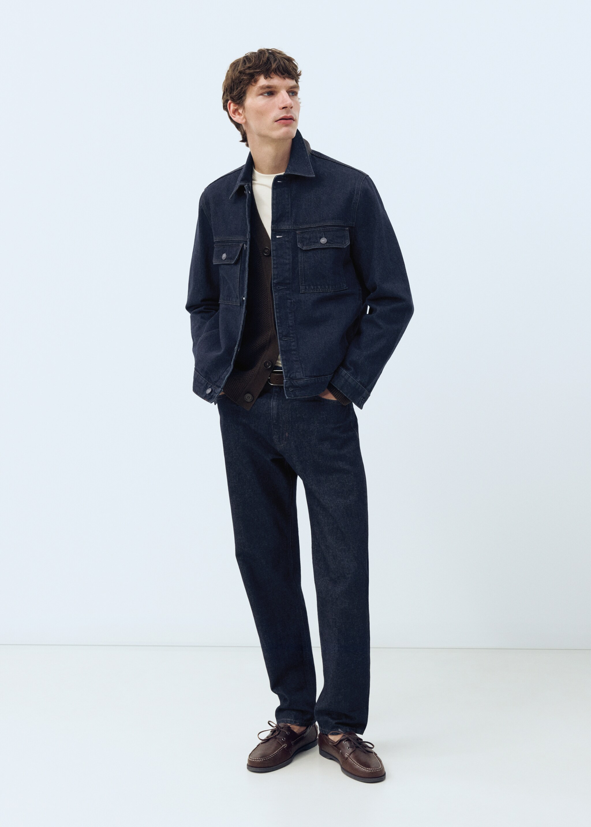 Bob regular-fit jeans - Details of the article 5, Open Blue. Ref: 27024430-00.