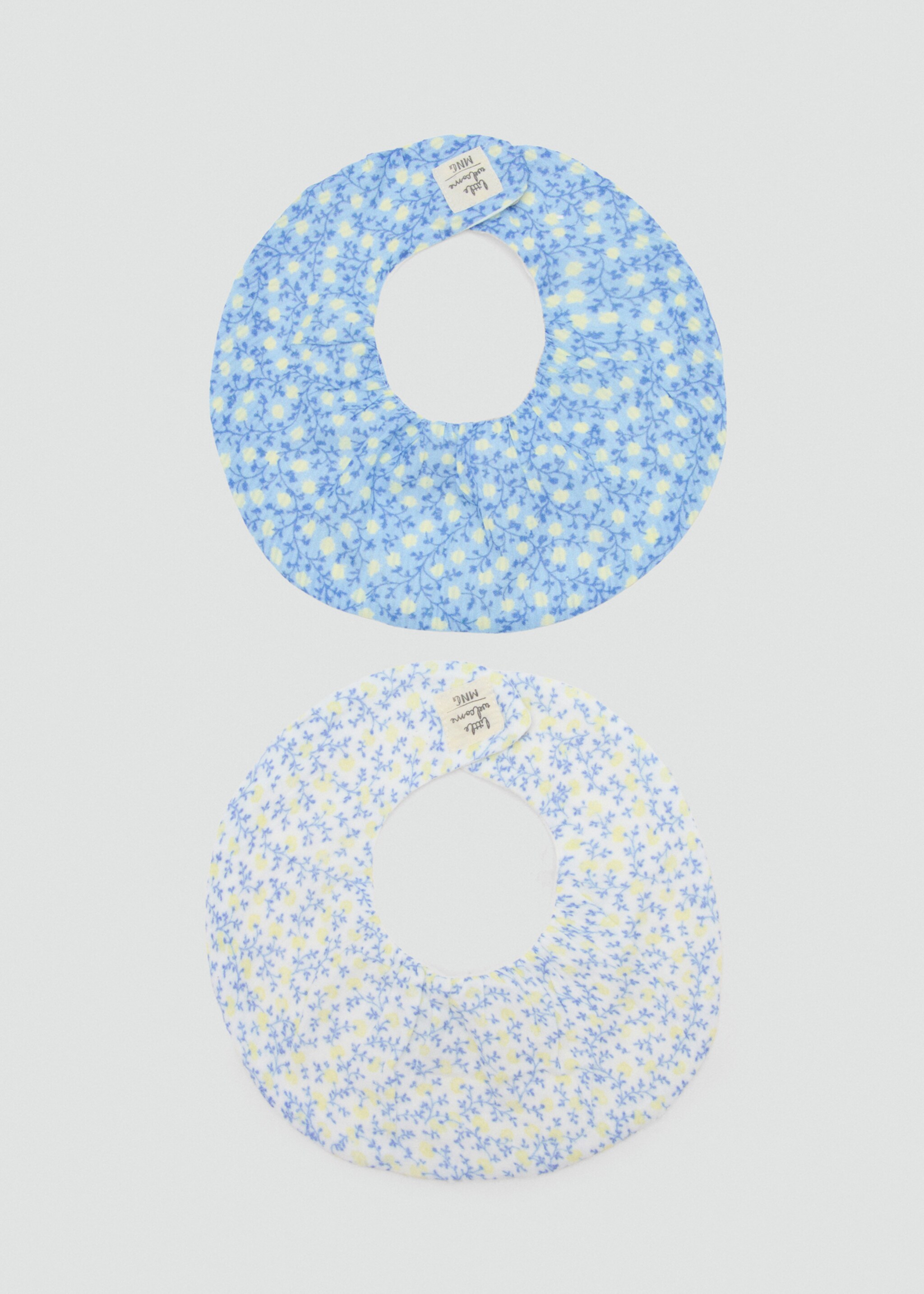 Pack of 2 cotton bibs - Article without model, Blue. Ref: 27024440-00.