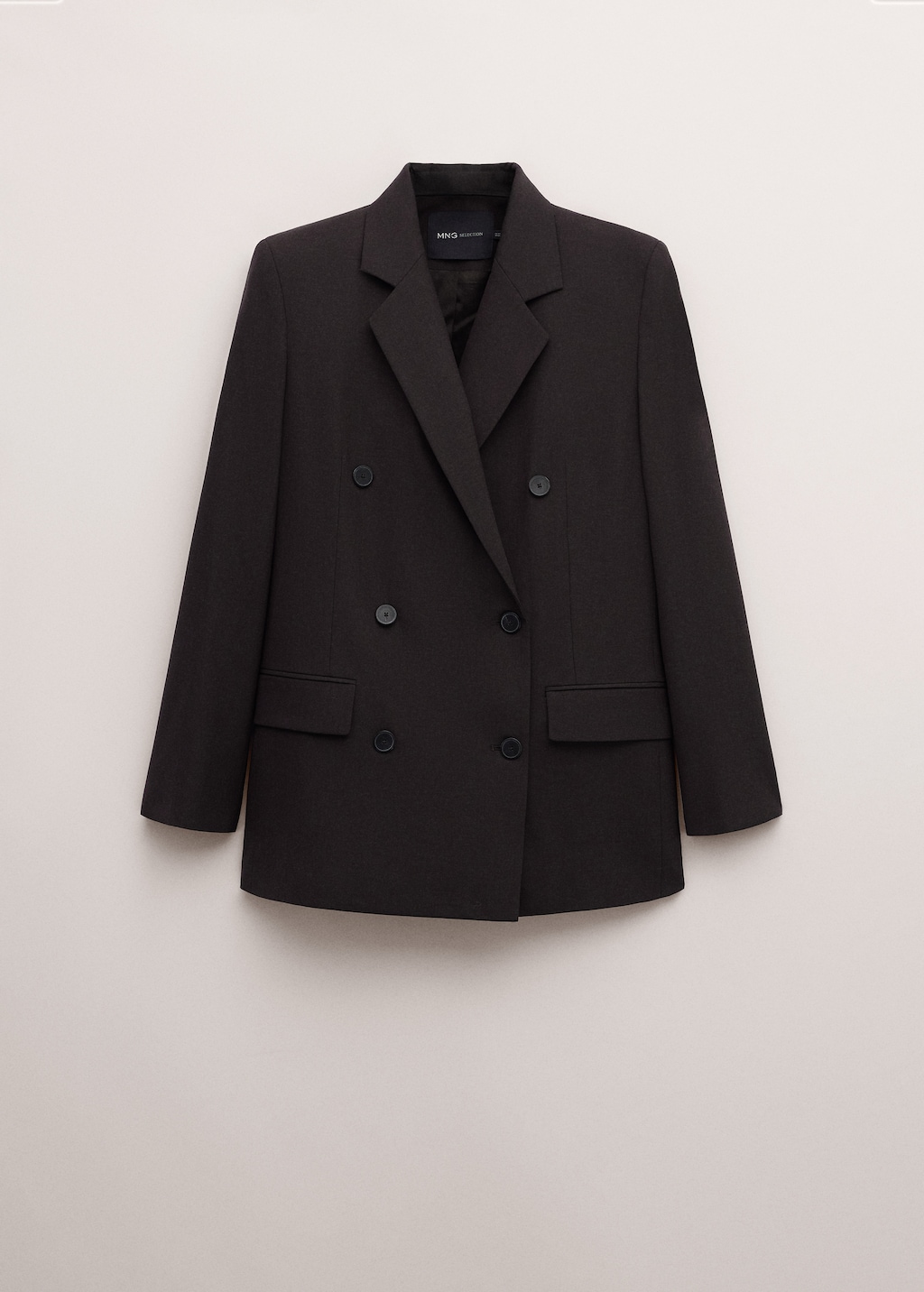 Double-breasted wool suit jacket - Women | MANGO USA