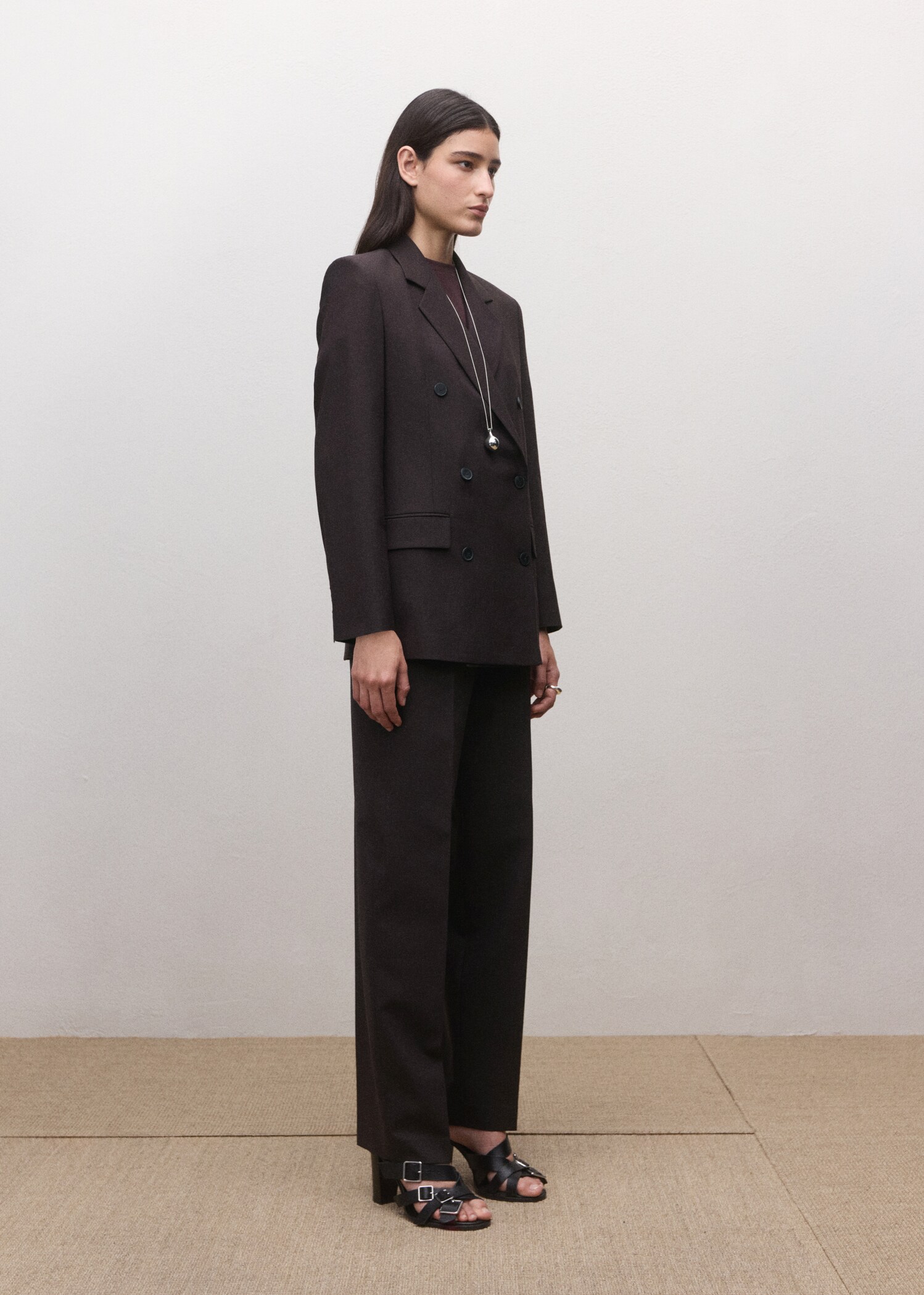 Blazer costume droit double boutonnage - Détail de l'article 2