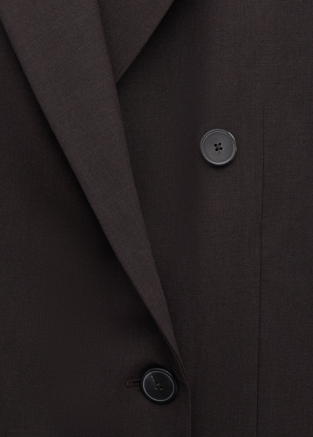 Mango Double-breasted wool suit jacket